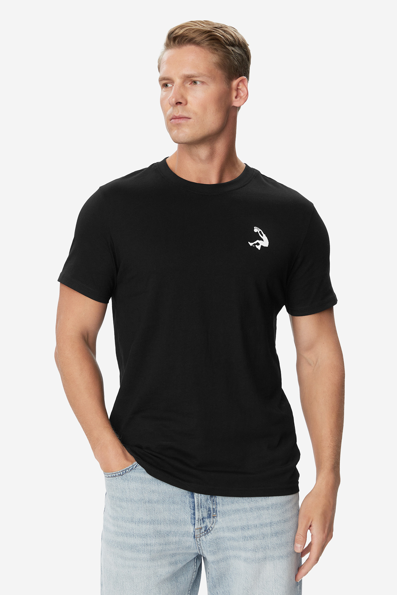 T-shirt SHAQ W226-SQMTS-1057-48X Czarny