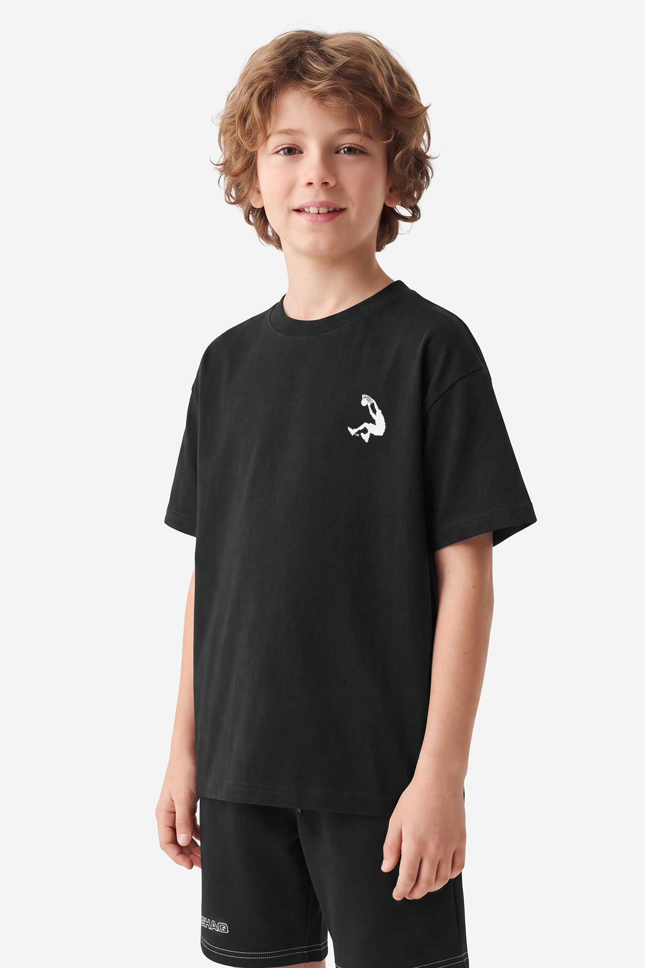 T-shirt SHAQ W226-SQBTS-1059-48X Czarny