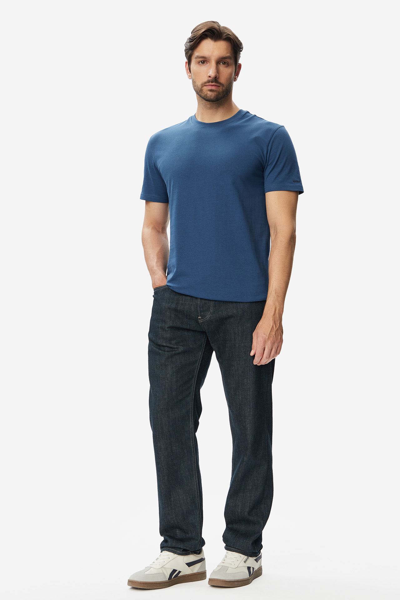 T-shirt Sprandi W226-SIMTS-1135-20X Granatowy