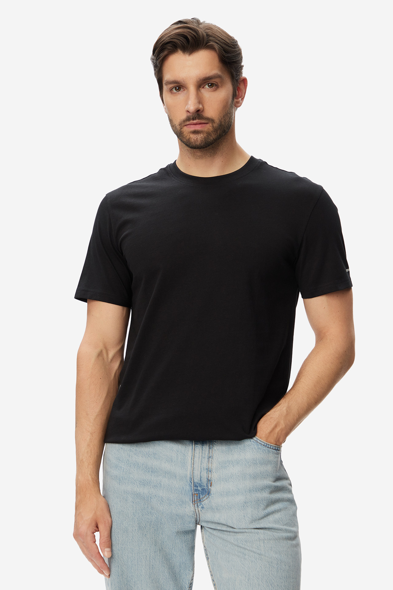 T-shirt Sprandi W226-SIMTS-1135-48X Czarny
