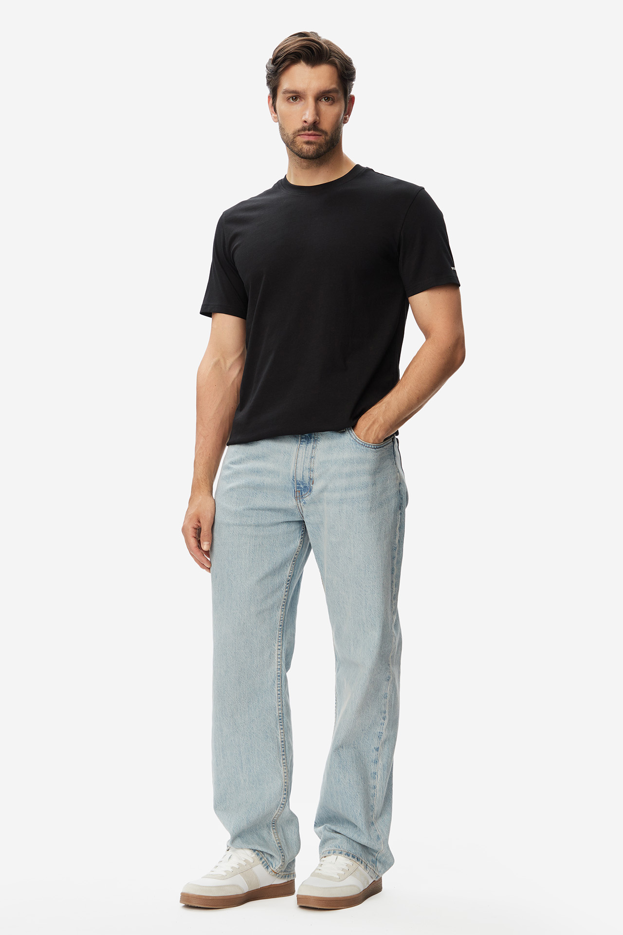 T-shirt Sprandi W226-SIMTS-1135-48X Czarny