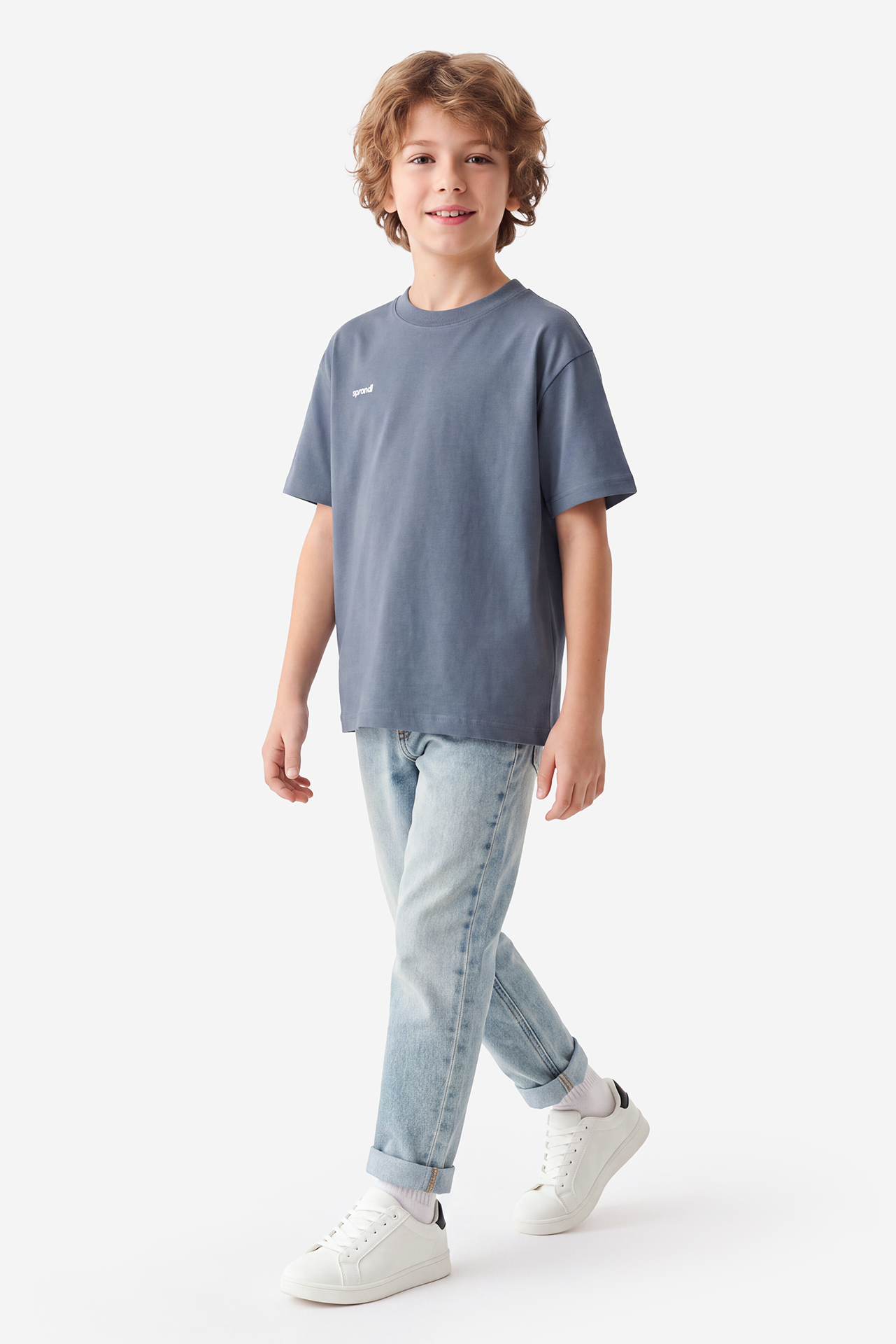 T-shirt Sprandi W226-SIBTS-1140-42X Szary