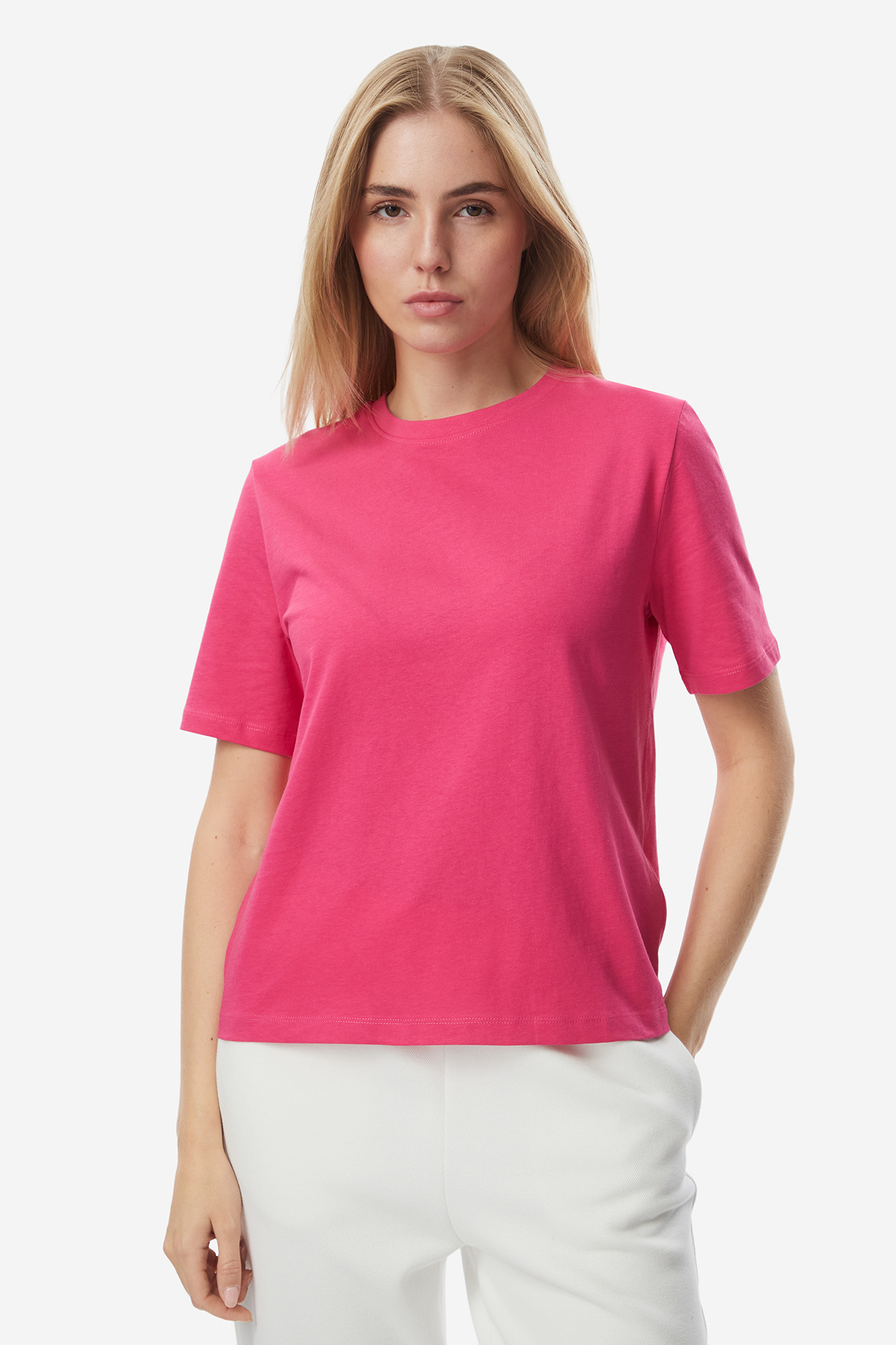 T-shirt Sprandi W226-SILTS-1137-13X Różowy