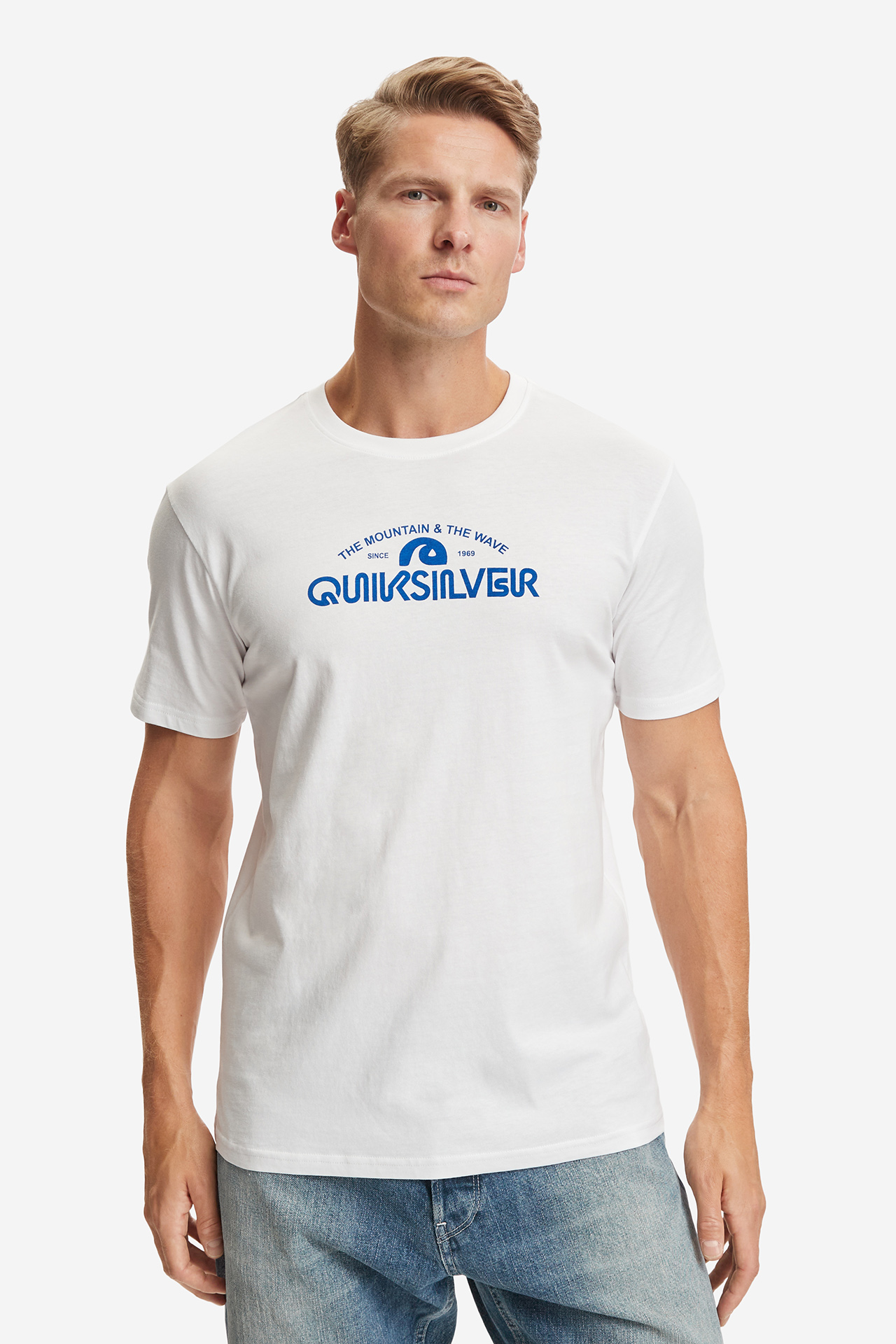 T-shirt QUIKSILVER W226-QSMTS-1051-01X Biały