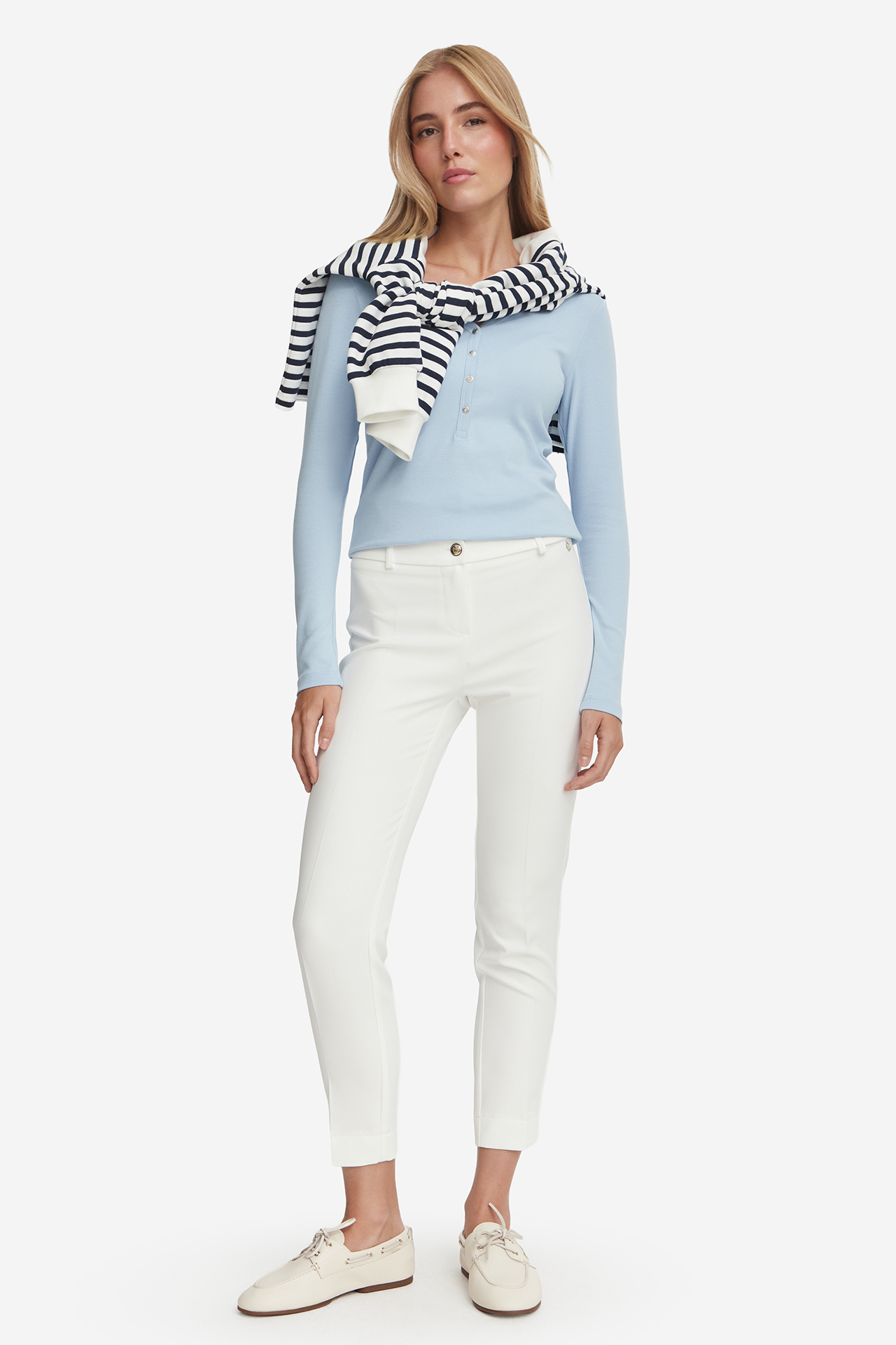 Long sleeve NAUTICA W226-NALTS-1147-22X Niebieski jasny
