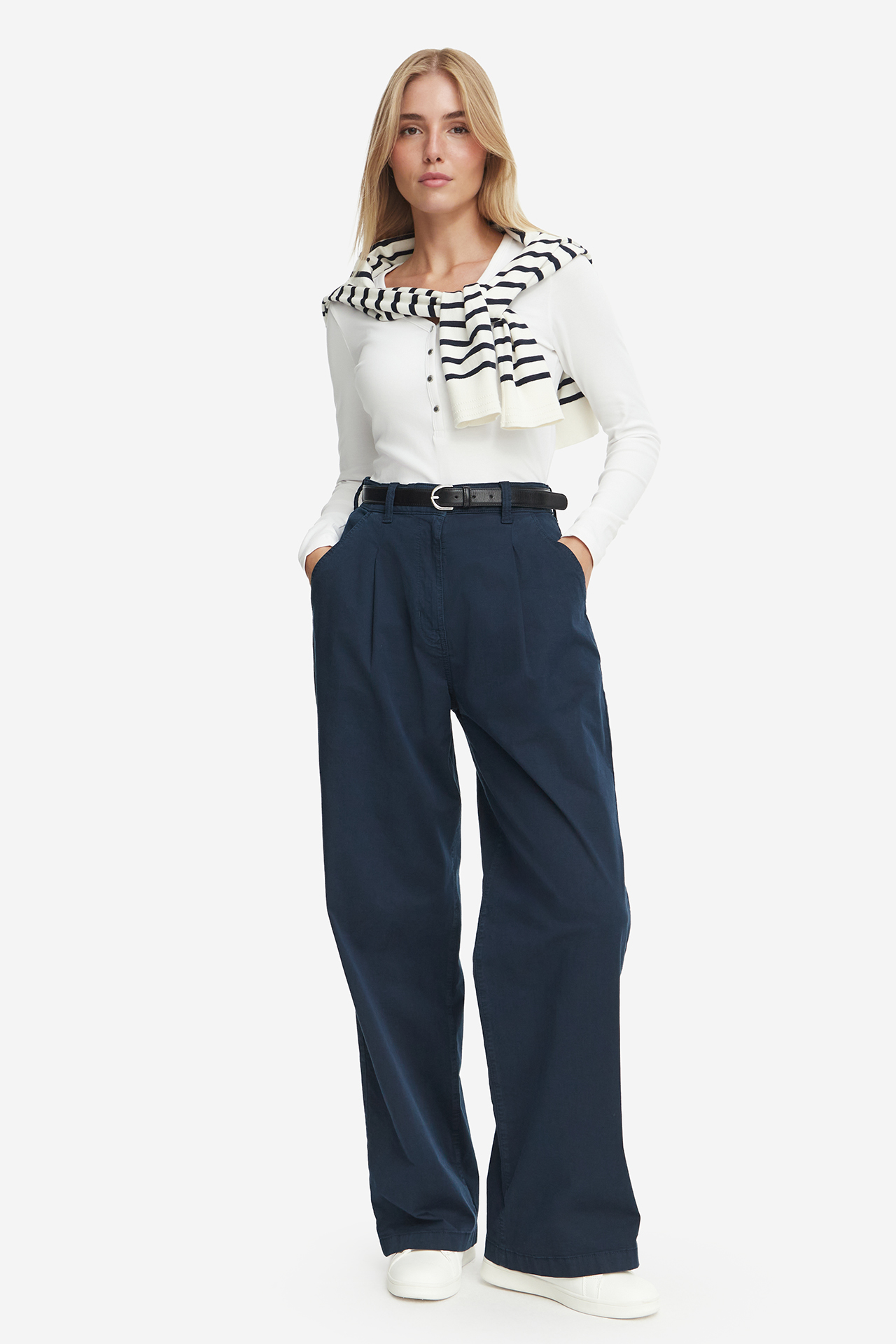 Long sleeve NAUTICA W226-NALTS-1147-01X Biały