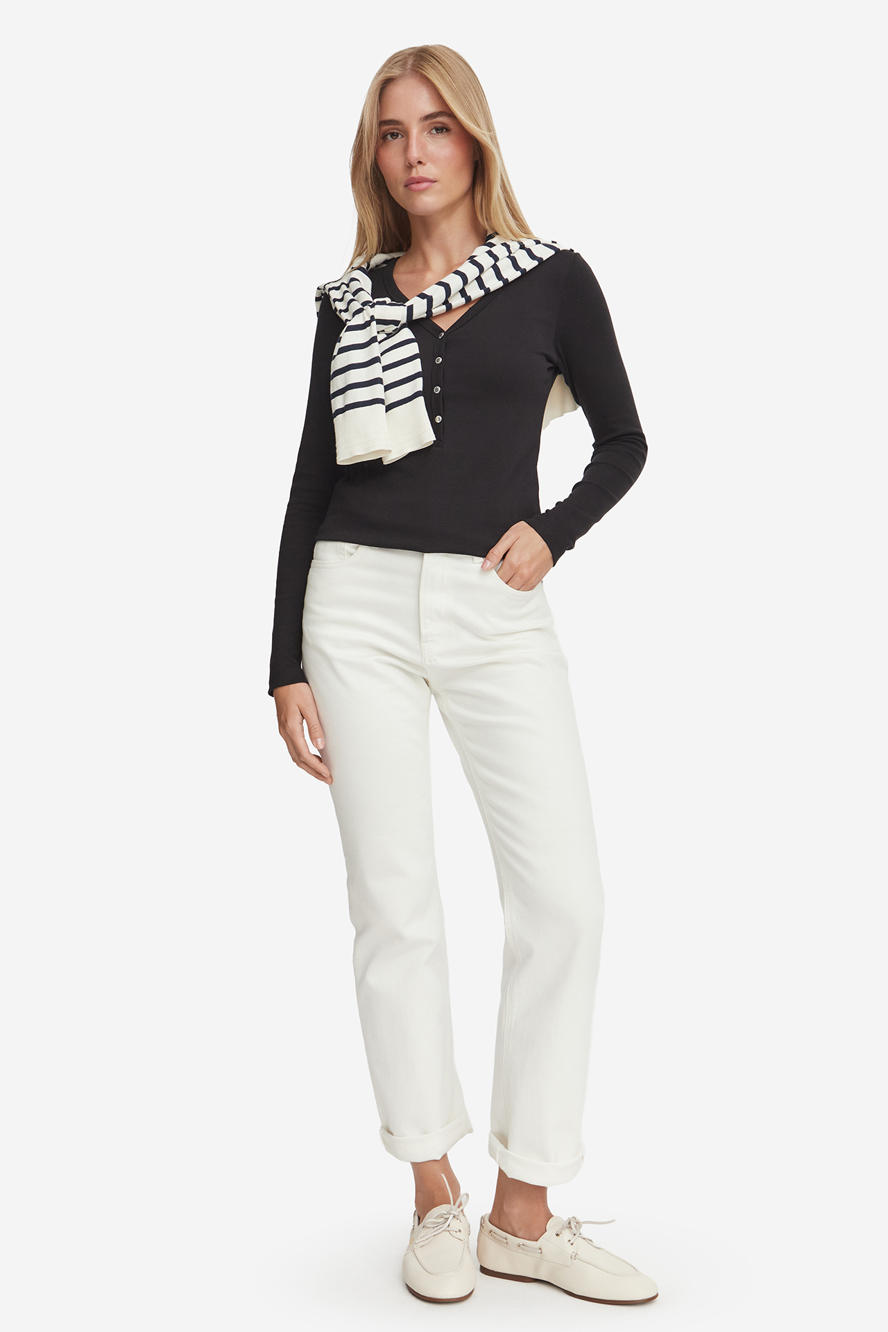 Long sleeve NAUTICA W226-NALTS-1147-48X Czarny