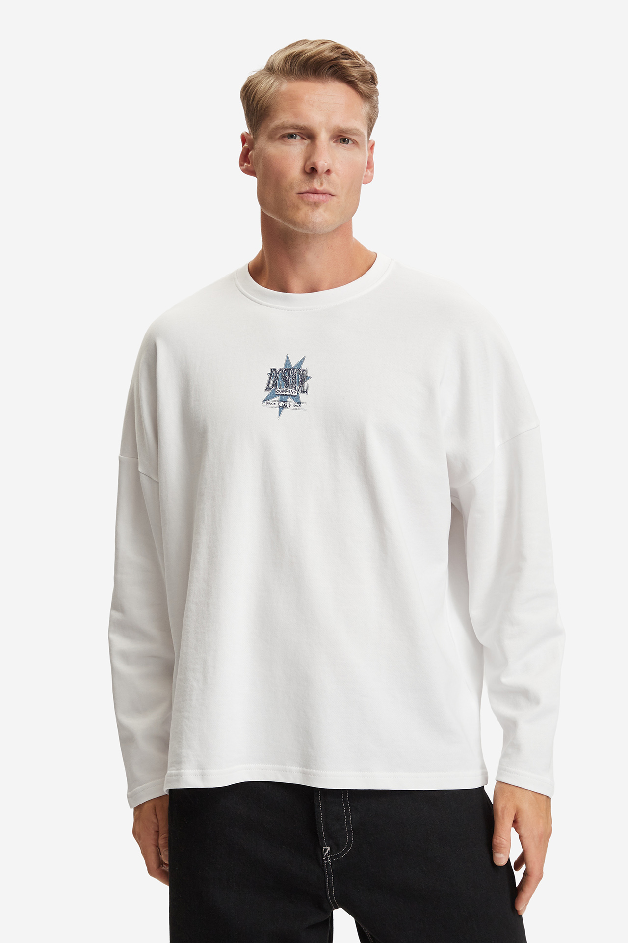 Long sleeve DC SHOES W226-DCMTS-1091-01X Biały