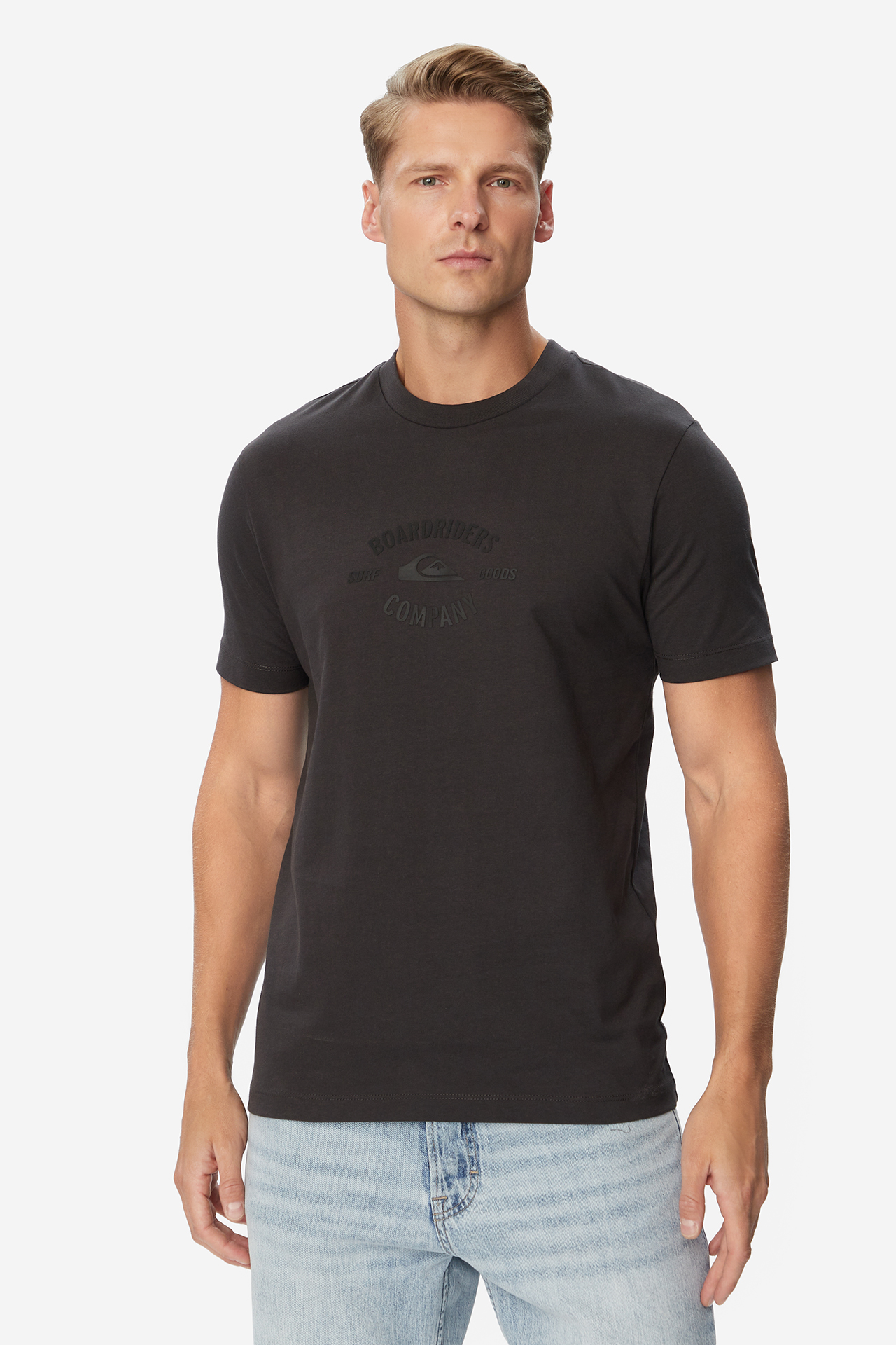 T-shirt QUIKSILVER W226-QSMTS-1052-43X Szary ciemny