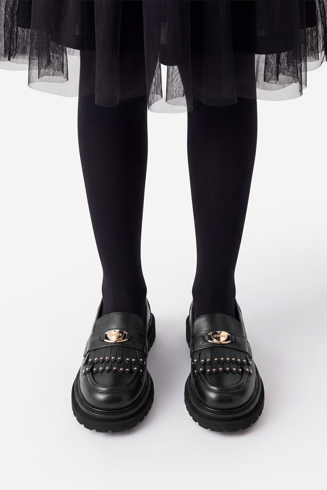 Loafersy Černá