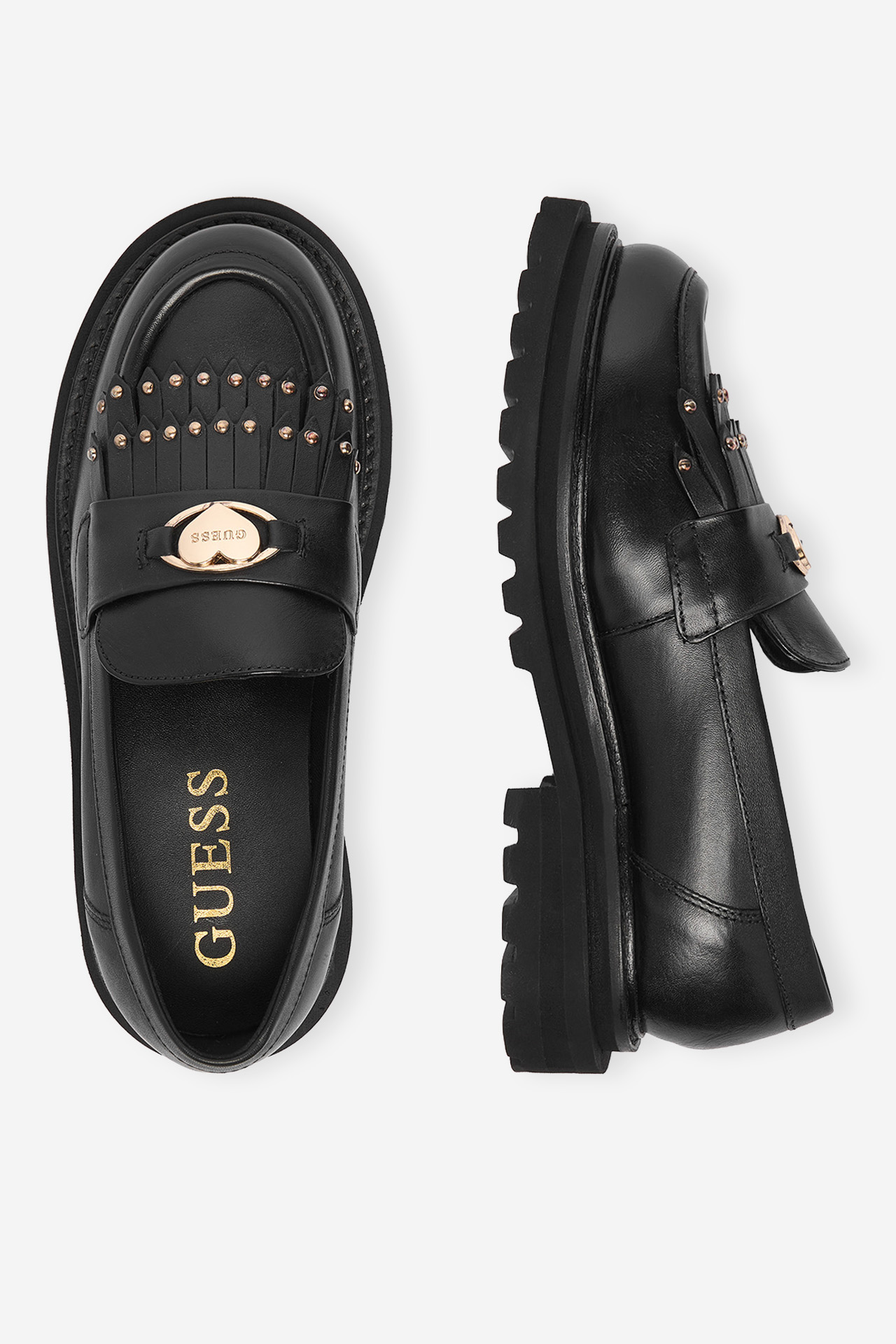 Loafersy Černá
