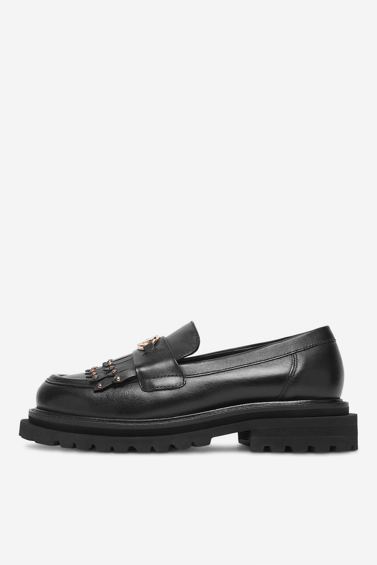 Loafersy Černá