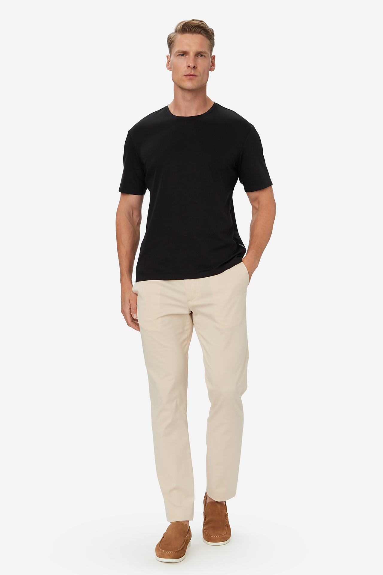 T-shirt NAUTICA W226-NAMTS-1136-48X Czarny
