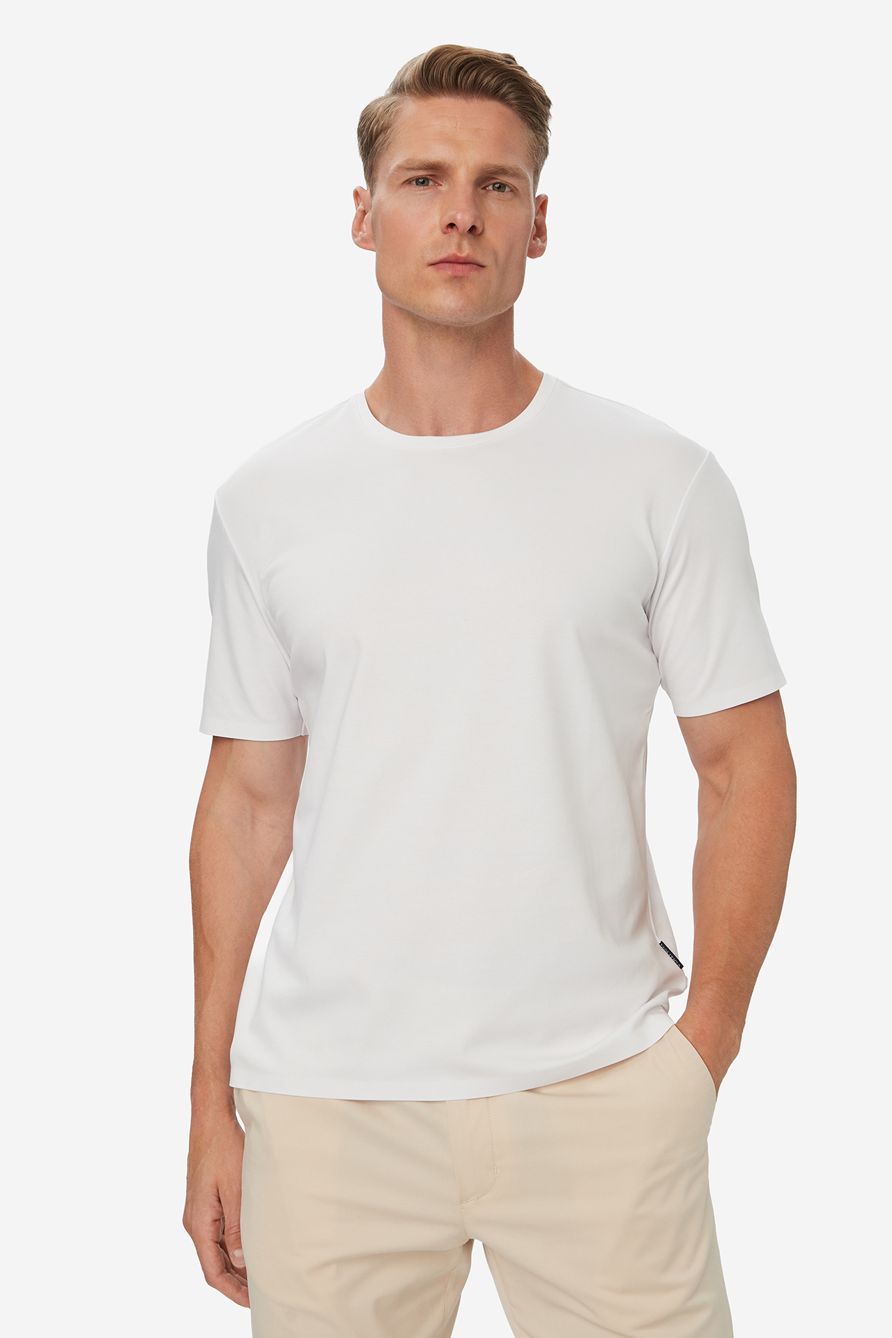 T-shirt NAUTICA W226-NAMTS-1136-01X Biały