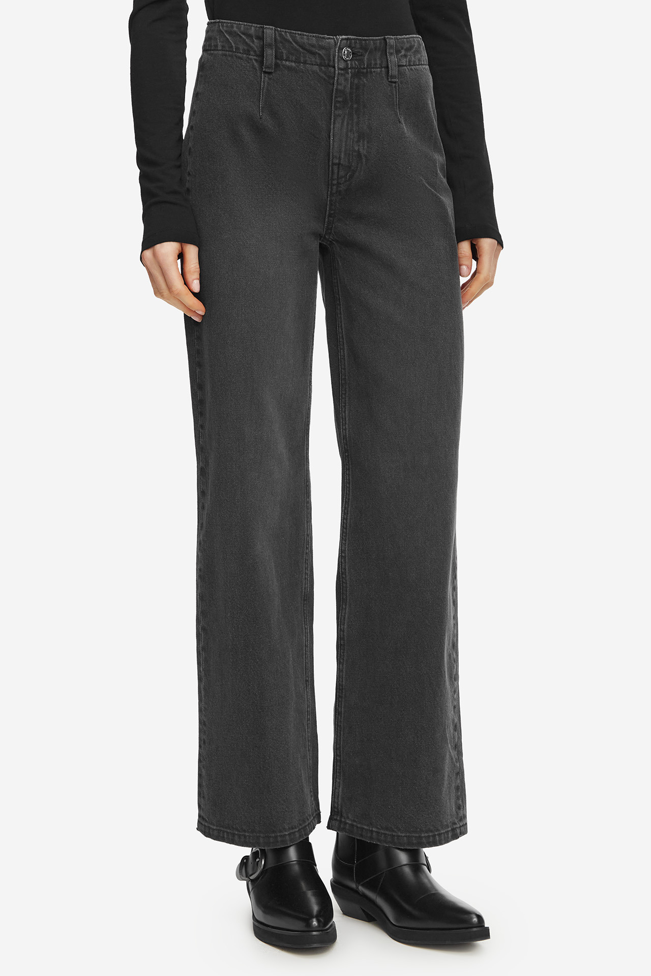 Spodnie jeansowe JENNY W226-JNLTR-1059-43D Szary ciemny