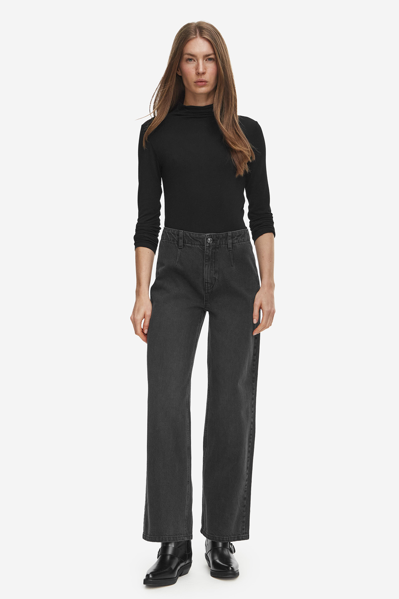 Spodnie jeansowe JENNY W226-JNLTR-1059-43D Szary ciemny