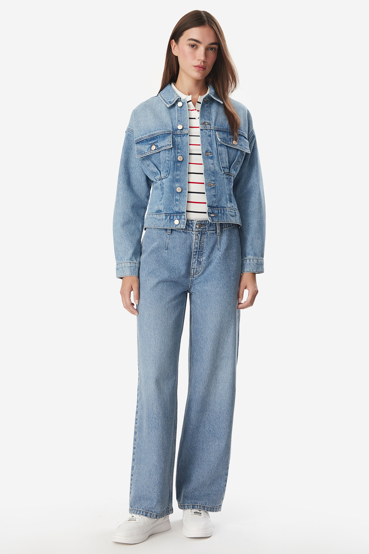 Spodnie jeansowe JENNY W226-JNLTR-1059-22D Niebieski