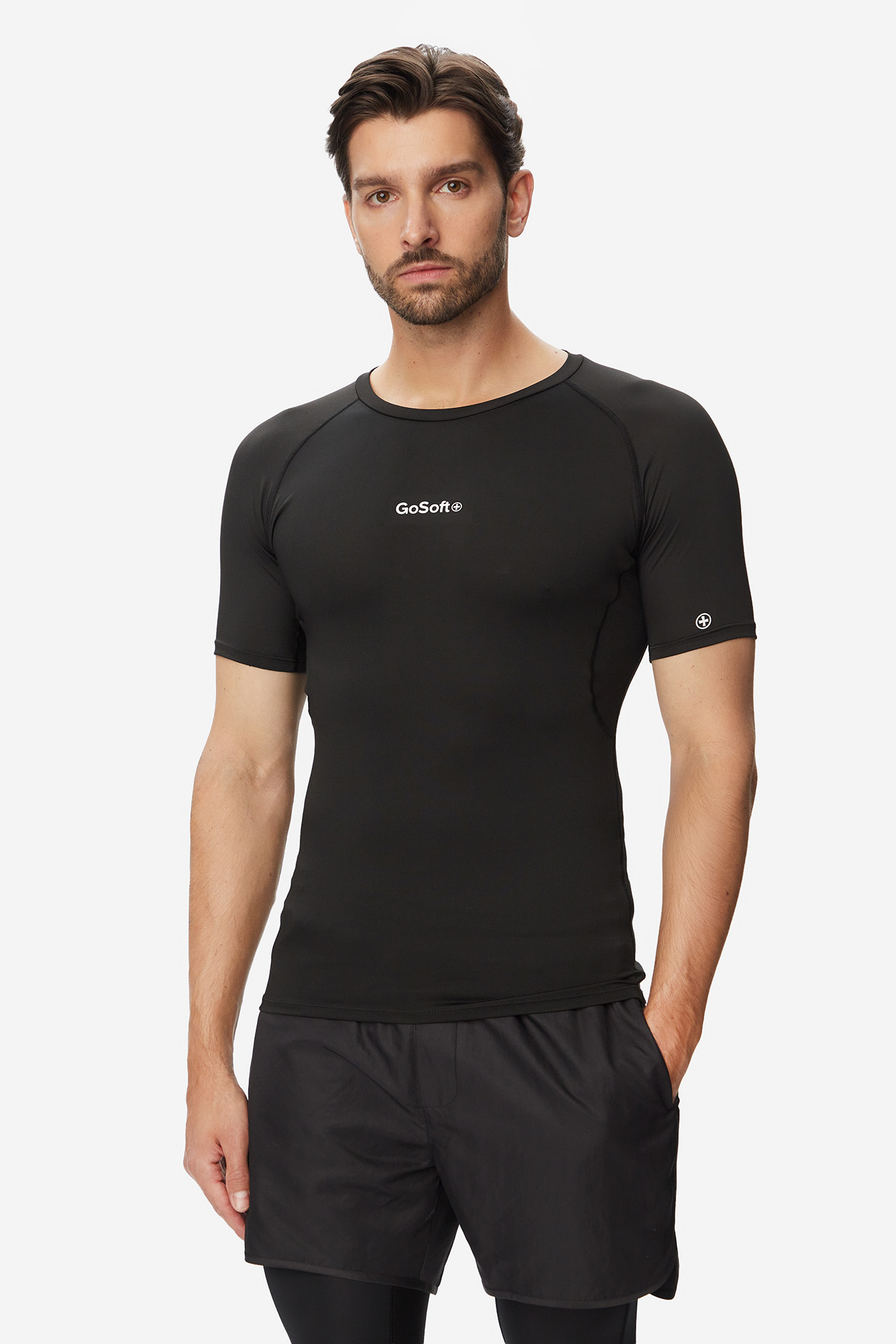 T-shirt GO SOFT W226-GSMTS-1094-48X Czarny