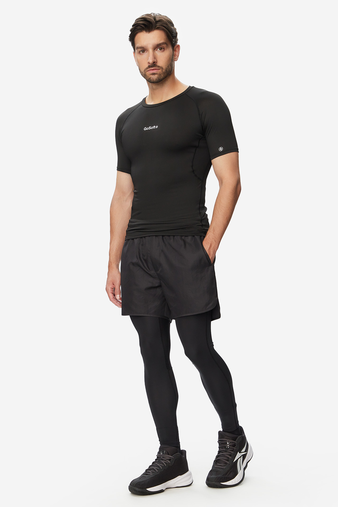 T-shirt GO SOFT W226-GSMTS-1094-48X Czarny