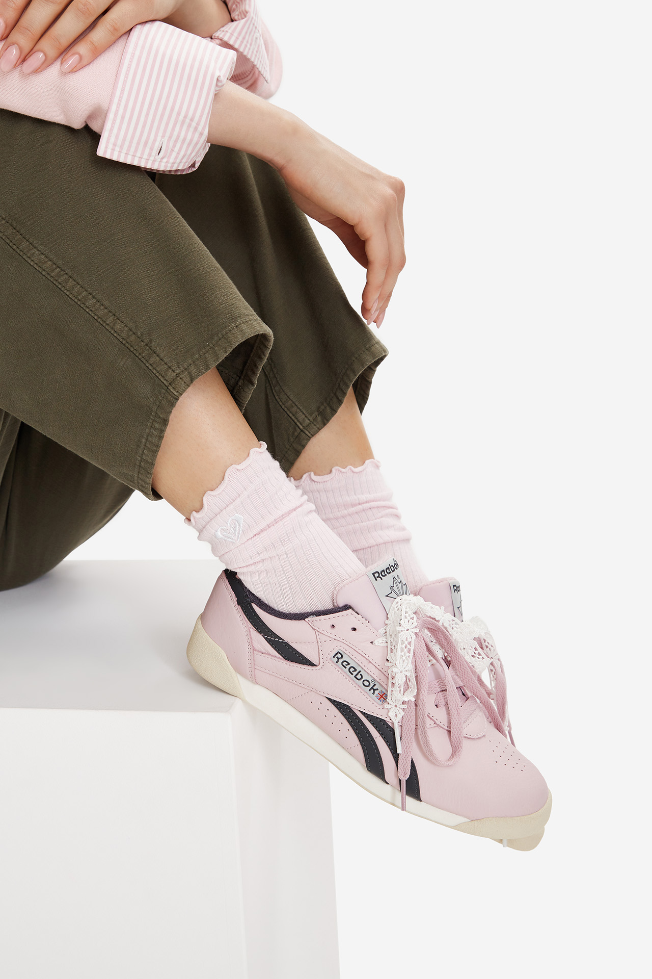 Sneakersy Světle růžová