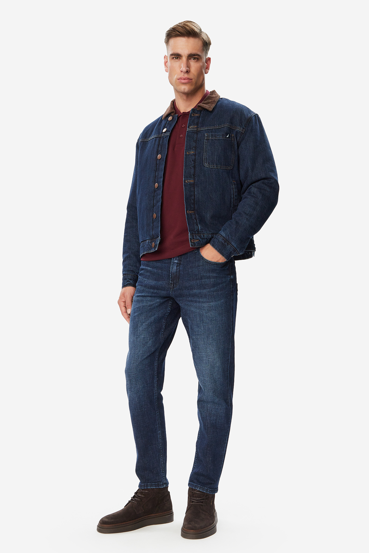 Kurtka jeansowa NAUTICA W226-NAMJT-1112-19D Granatowy