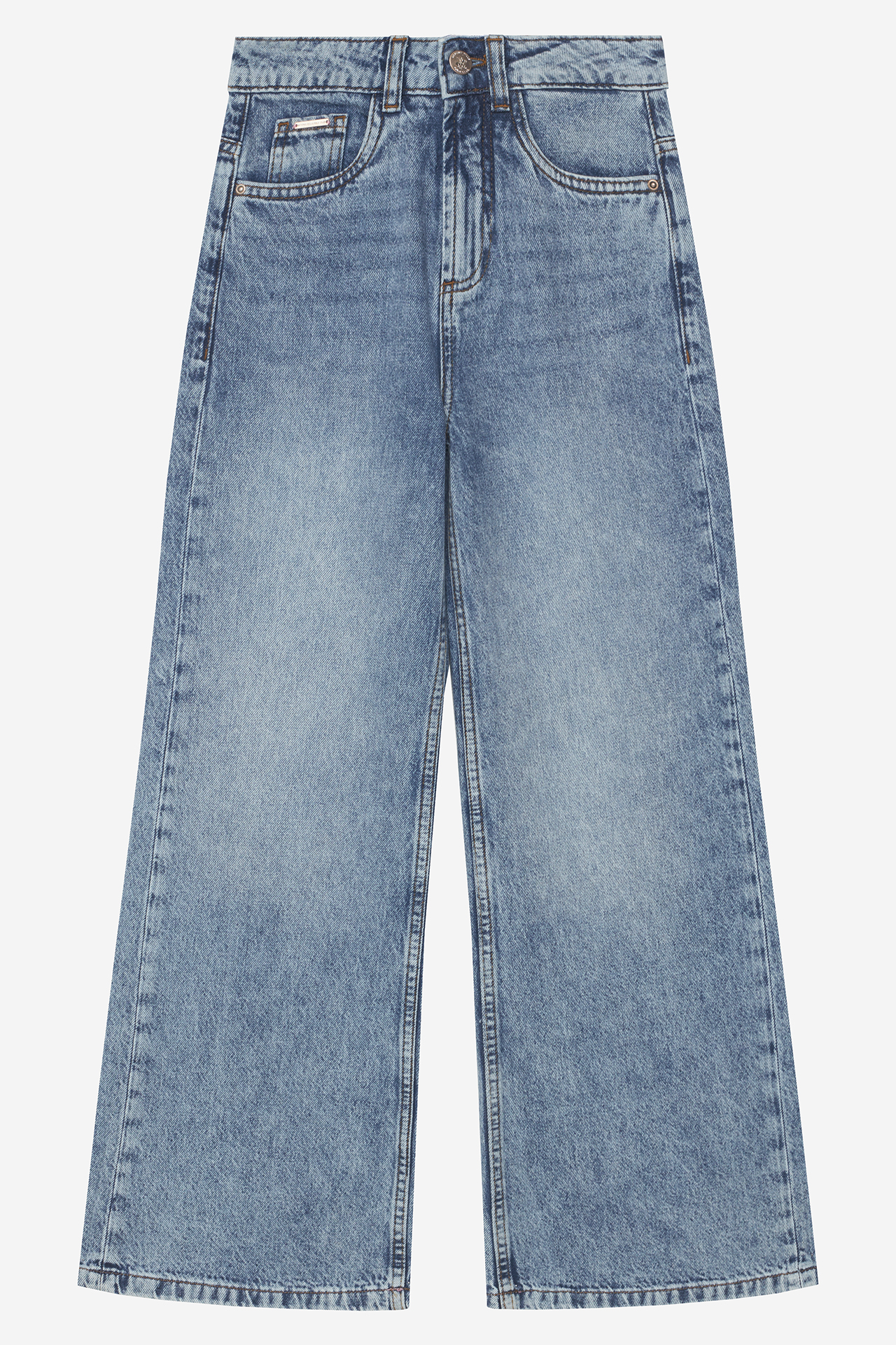 Spodnie jeansowe Beverly Hills Polo Club W226-BHGTR-1146-22D Niebieski