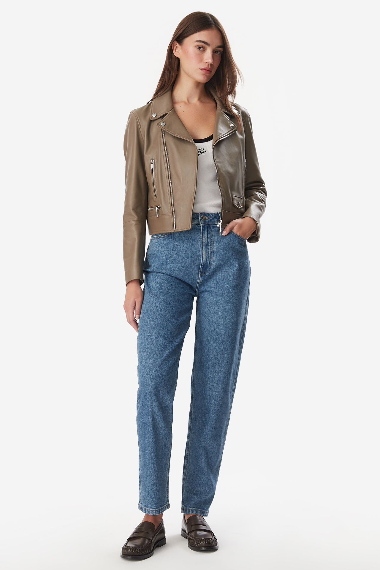 Spodnie jeansowe JENNY W226-JNLTR-1060-21D Niebieski