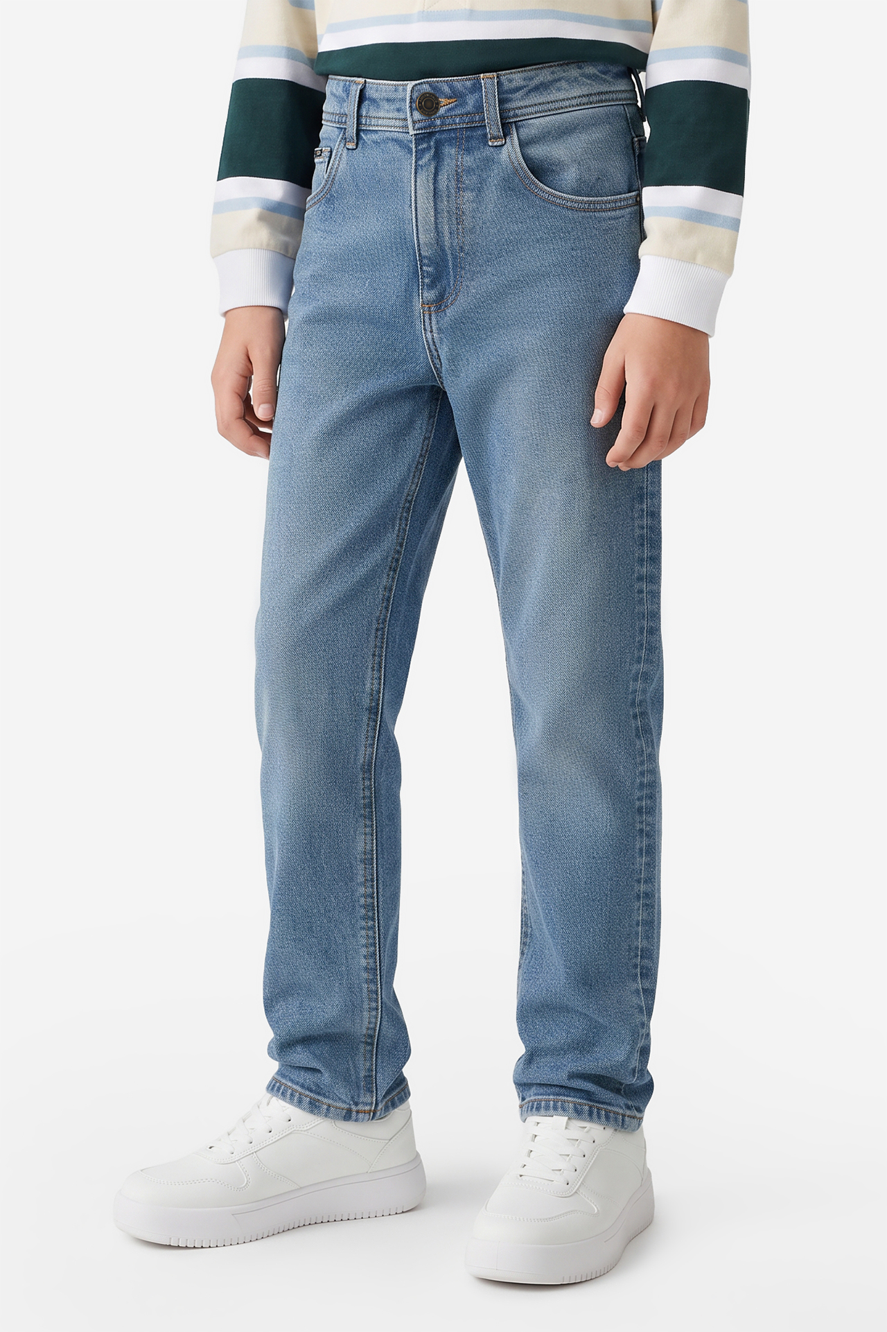 Spodnie jeansowe AMERICANOS W226-AMBTR-1043-22D Niebieski