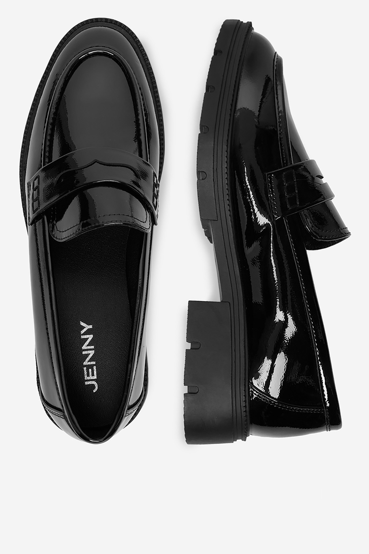 Loafersy Černá