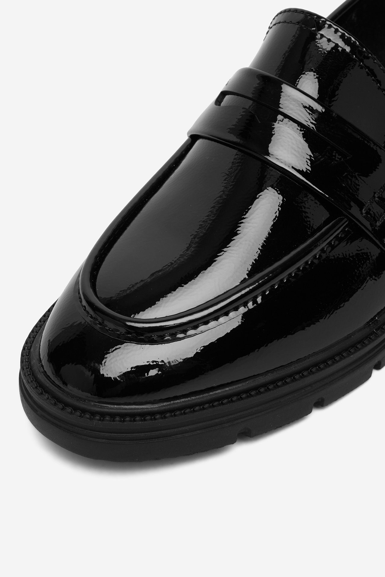 Loafersy Černá