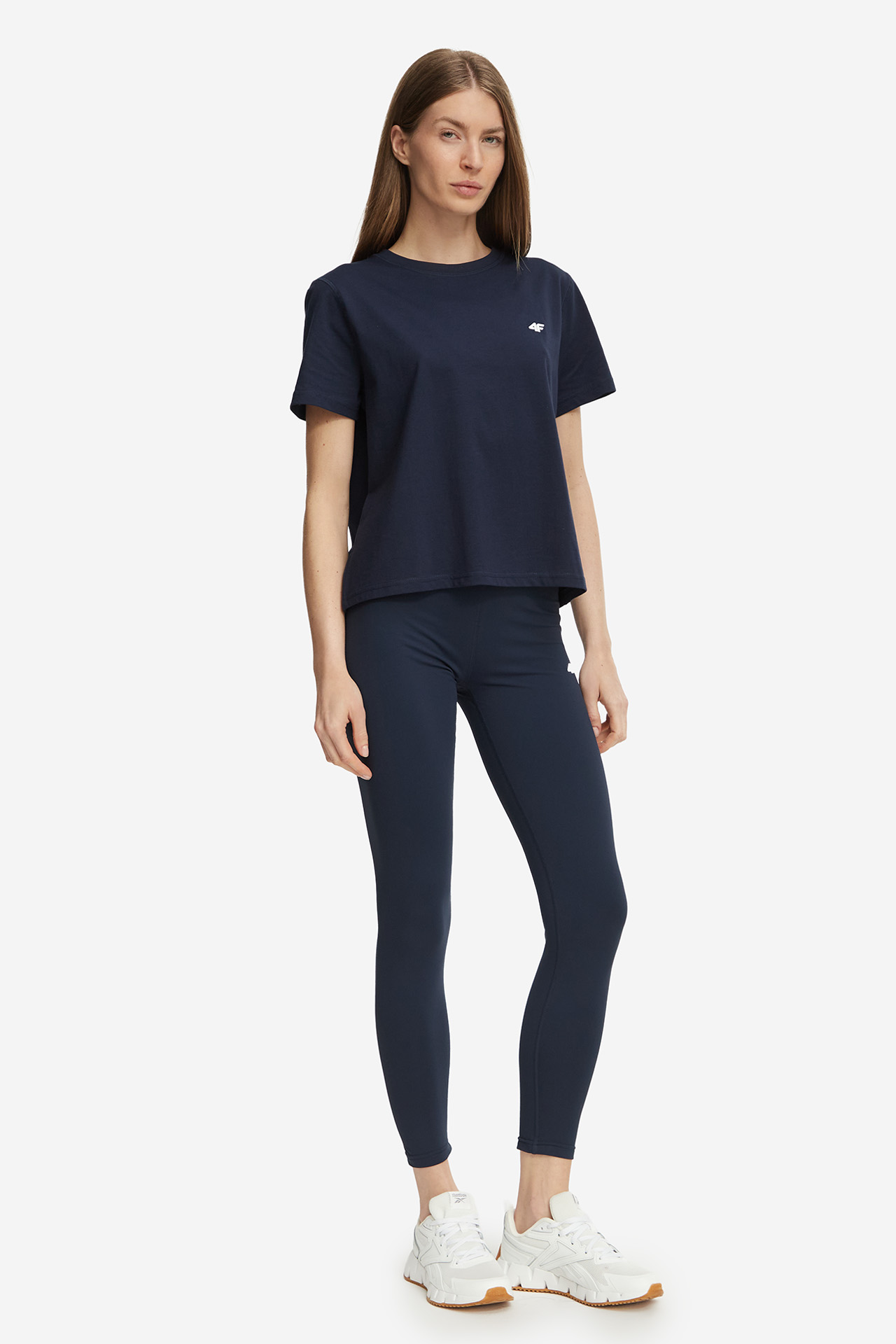 T-shirt 4F 4FWMM00TTSHF4575-31S Granatowy