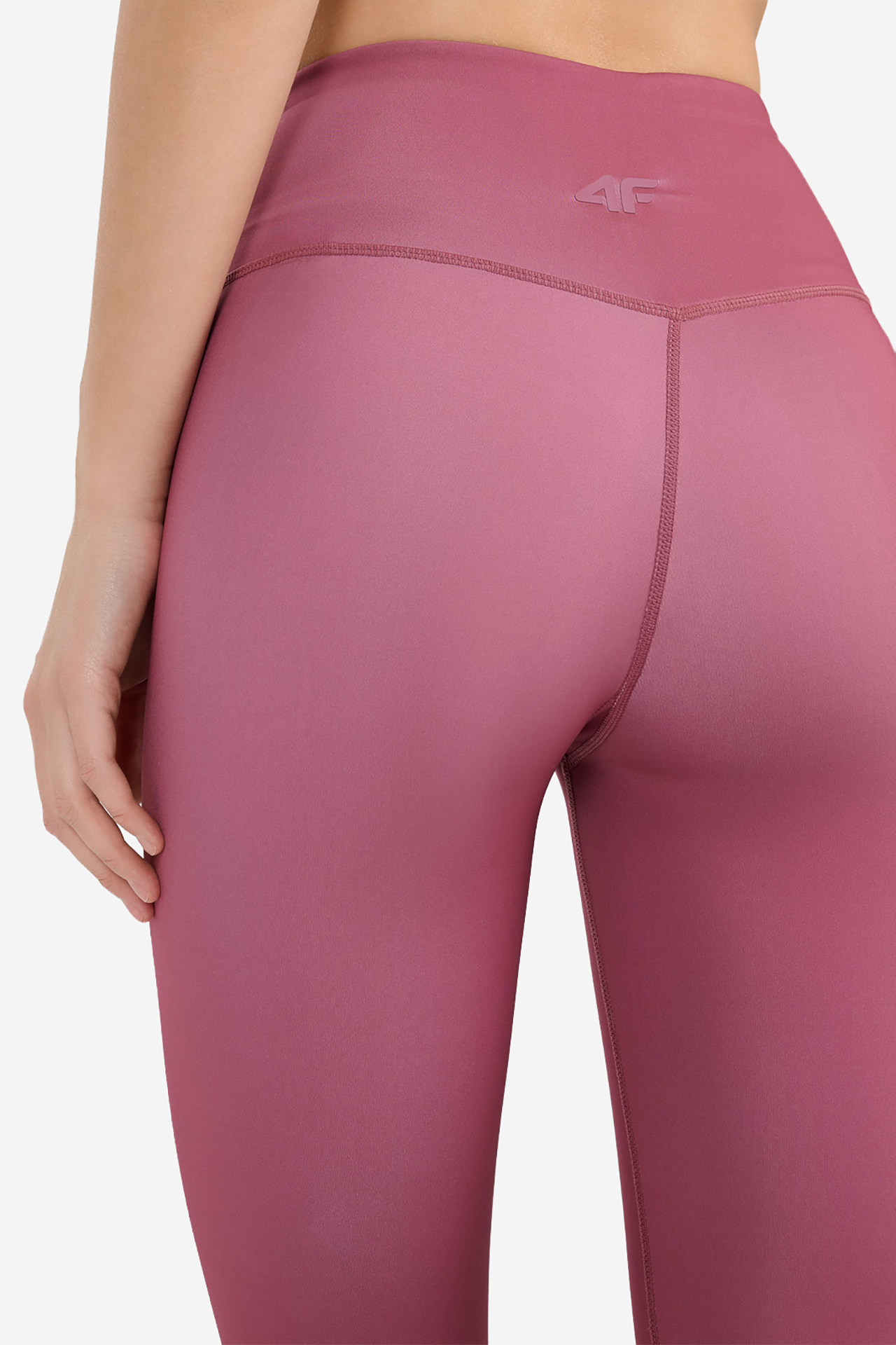 Legginsy 4F 4FWAW26TFTIF614-60S Bordowy
