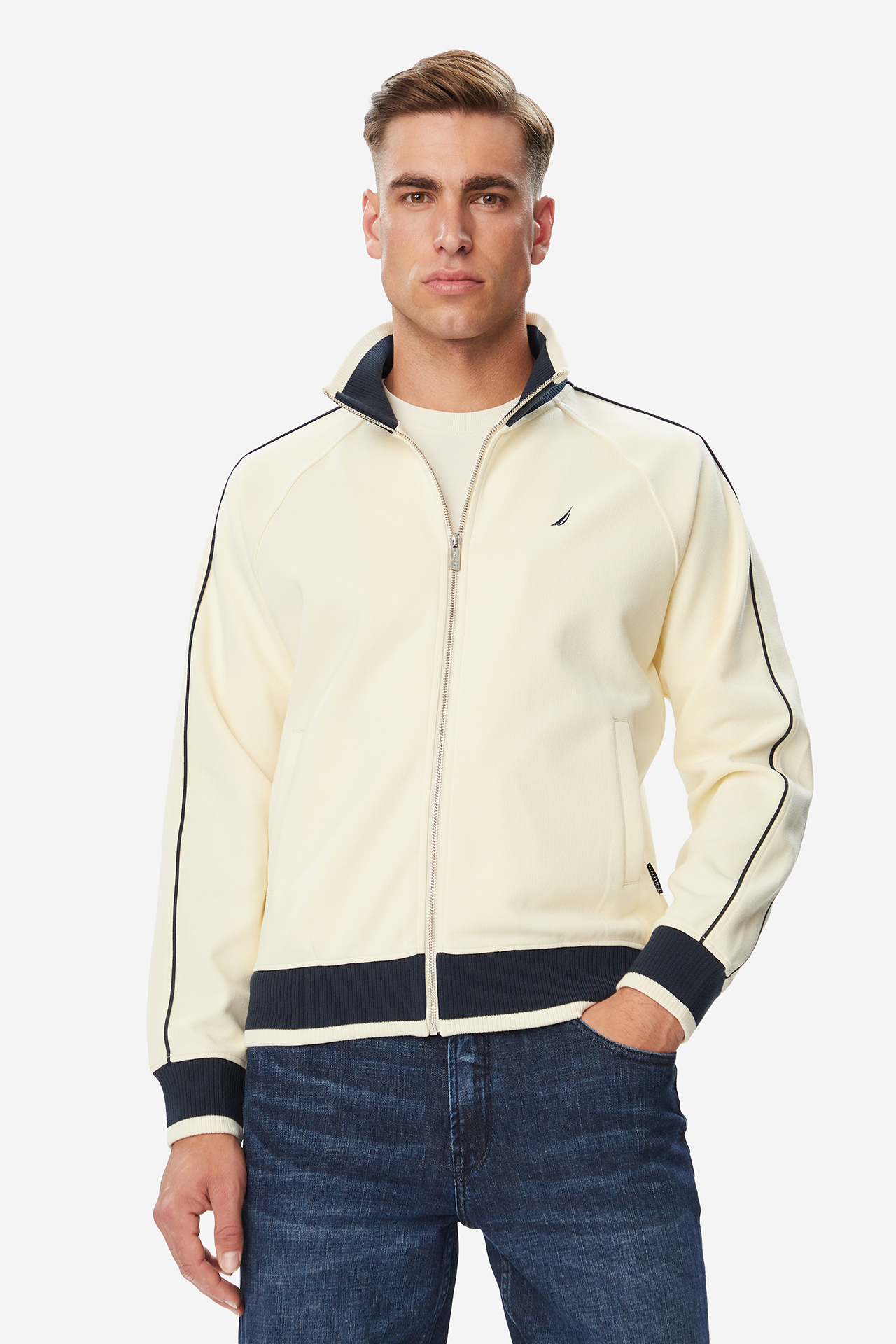 Bluza NAUTICA W226-NAMSS-1127-04X Beżowy jasny