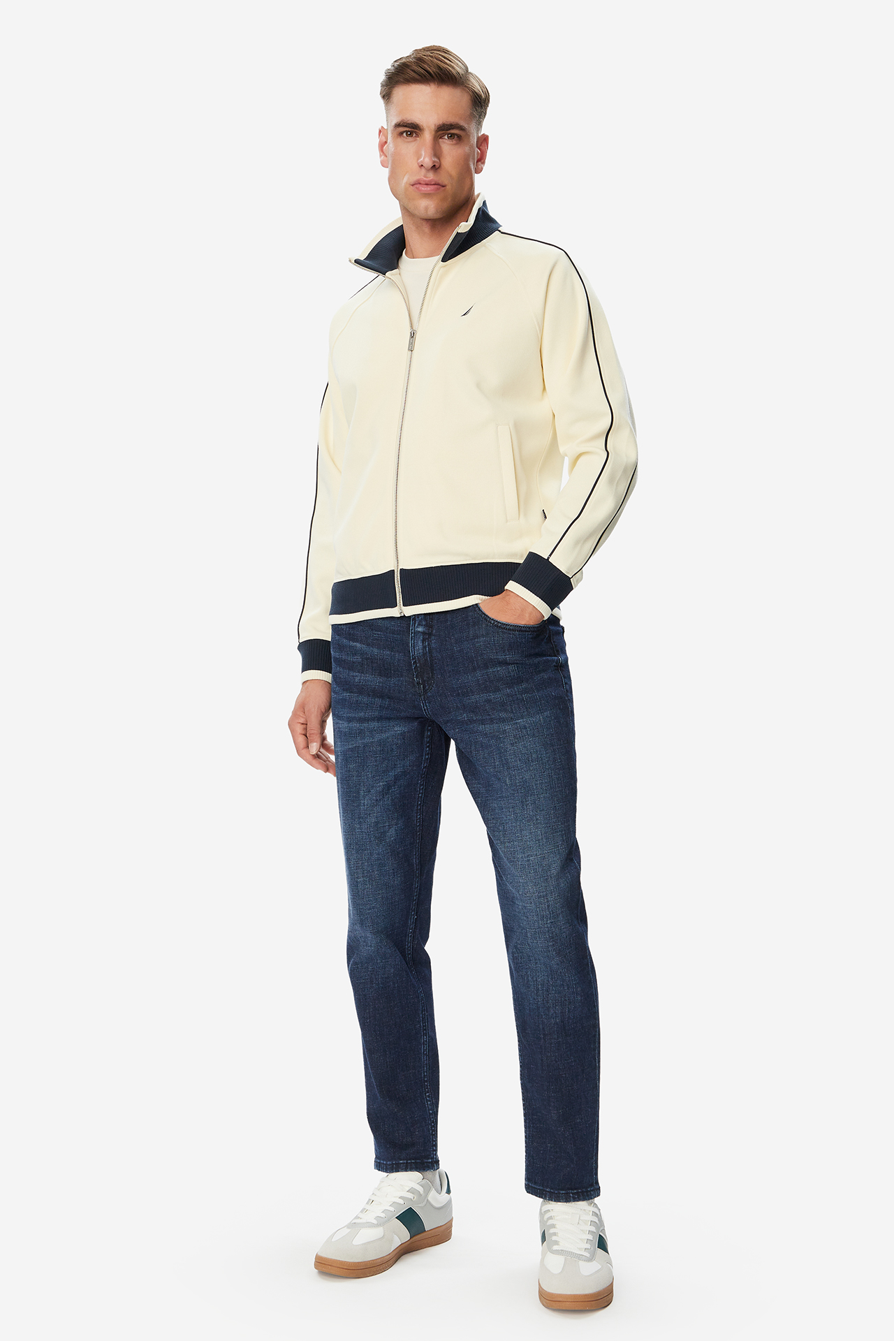 Bluza NAUTICA W226-NAMSS-1127-04X Beżowy jasny