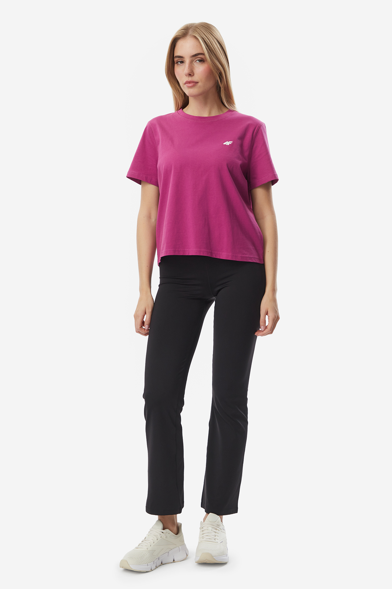 T-shirt 4F 4FWAW26TTSHF4595-54S Różowy ciemny