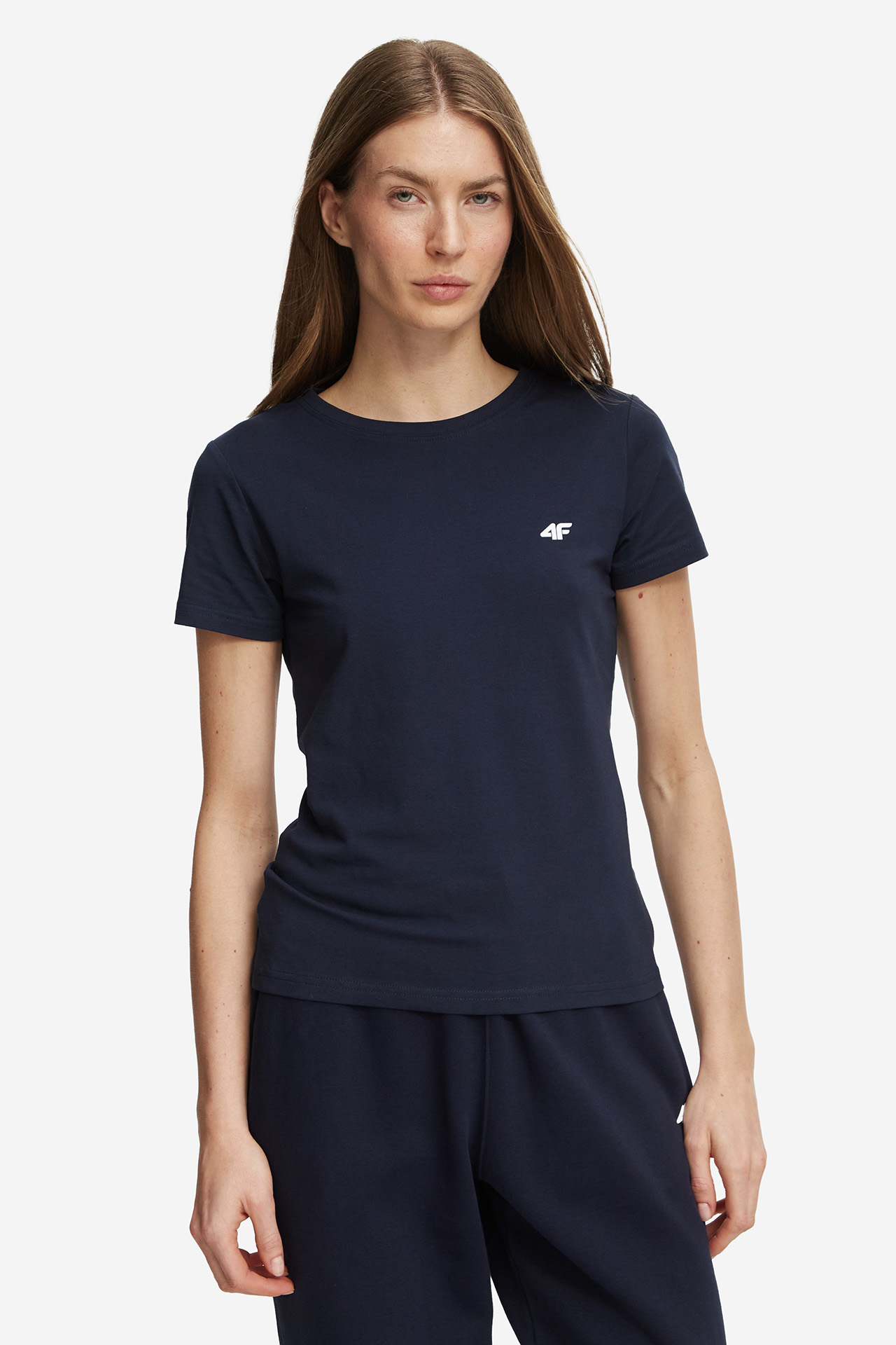 T-shirt 4F 4FWMM00TTSHF4572-31S Granatowy