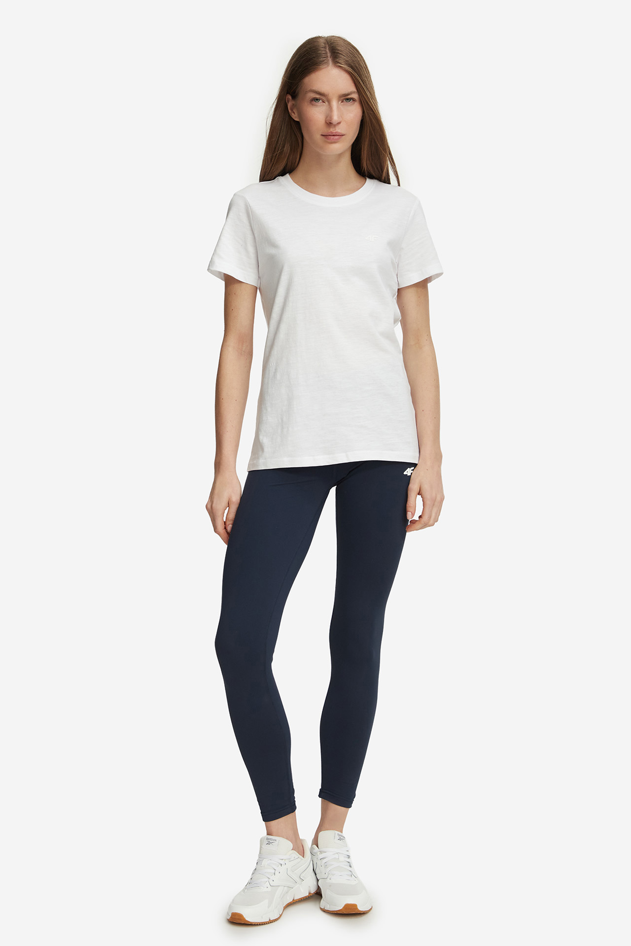 T-shirt 4F 4FWMM00TTSHF4574-10S Biały