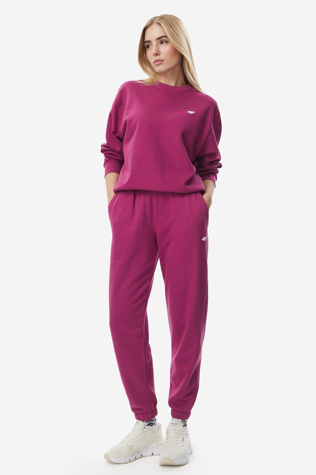 Bluza 4F 4FWAW26TSWSF2672-54S Różowy ciemny
