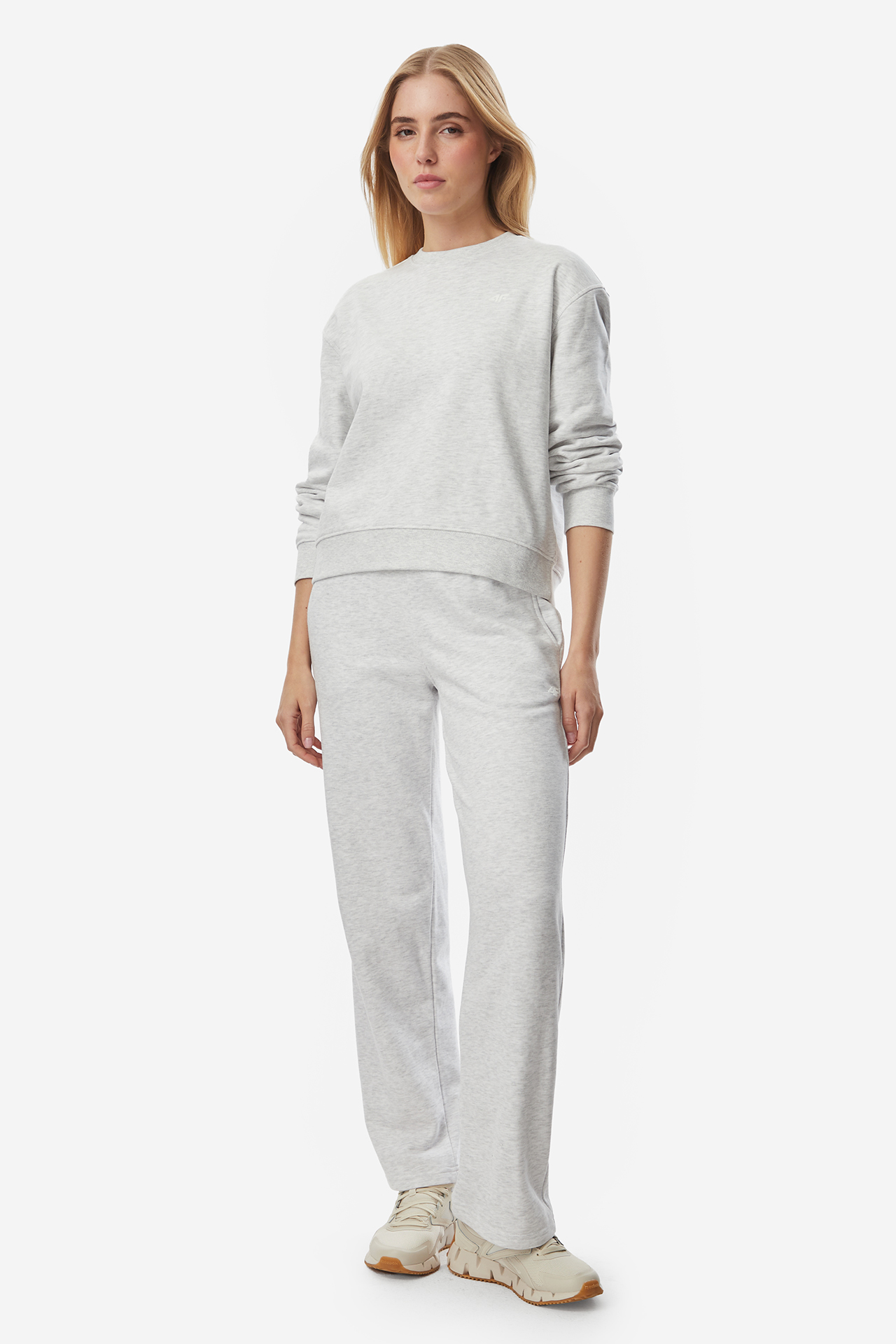 Bluza 4F 4FWMM00TSWSF3228-27M Szary jasny