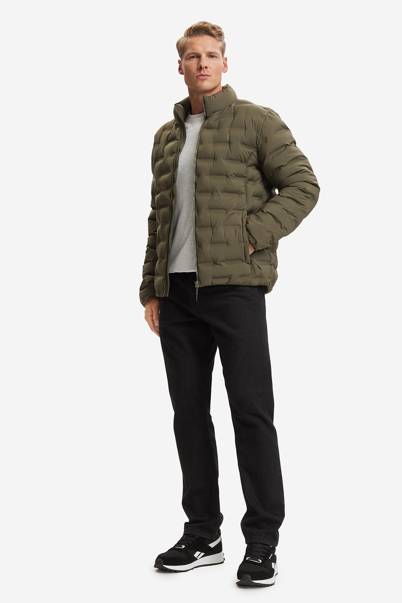 Kurtka 4F 4FWAW26TDJAM0938-43S Khaki
