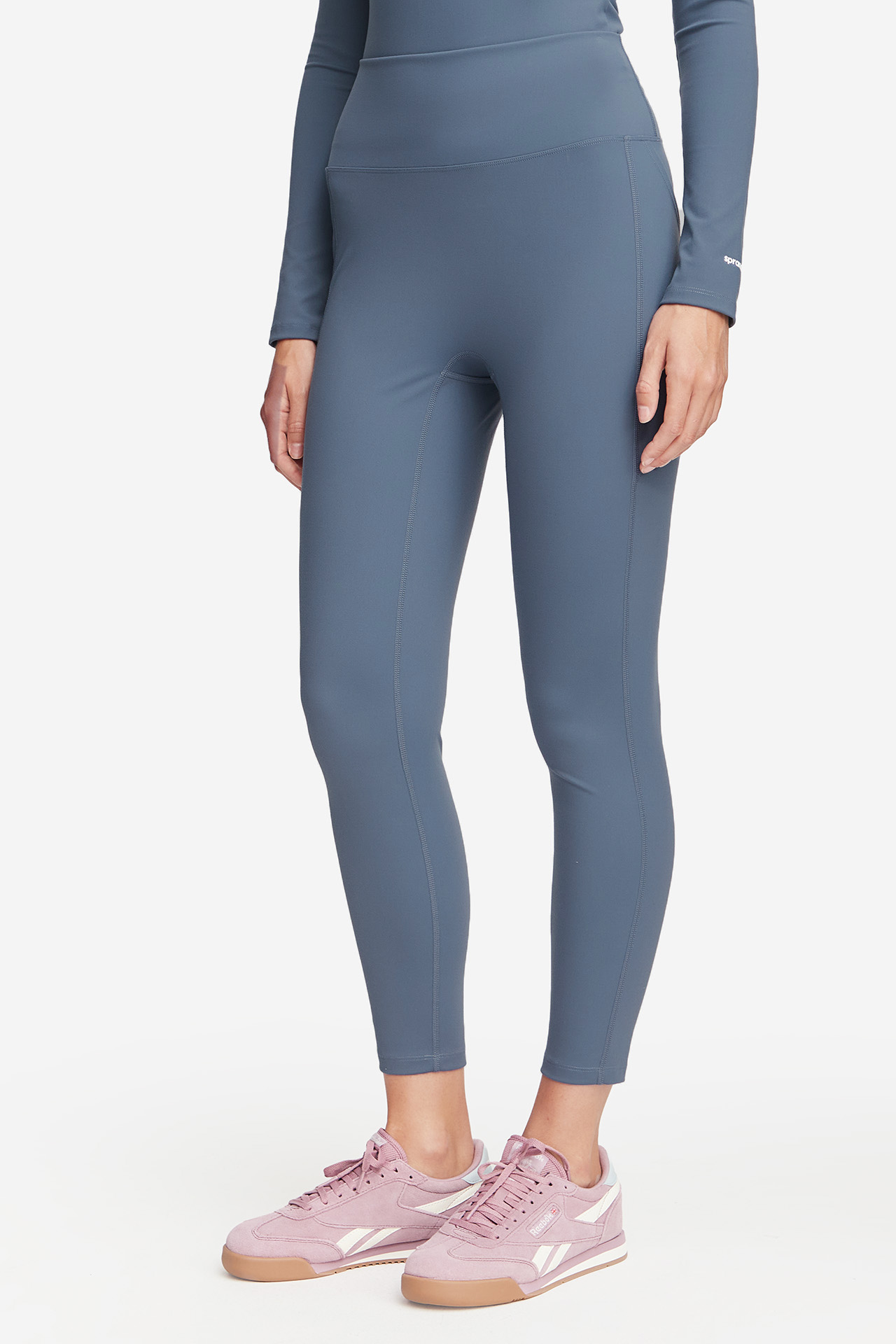 Legginsy Sprandi W226-SILLG-1132-24X Niebieski