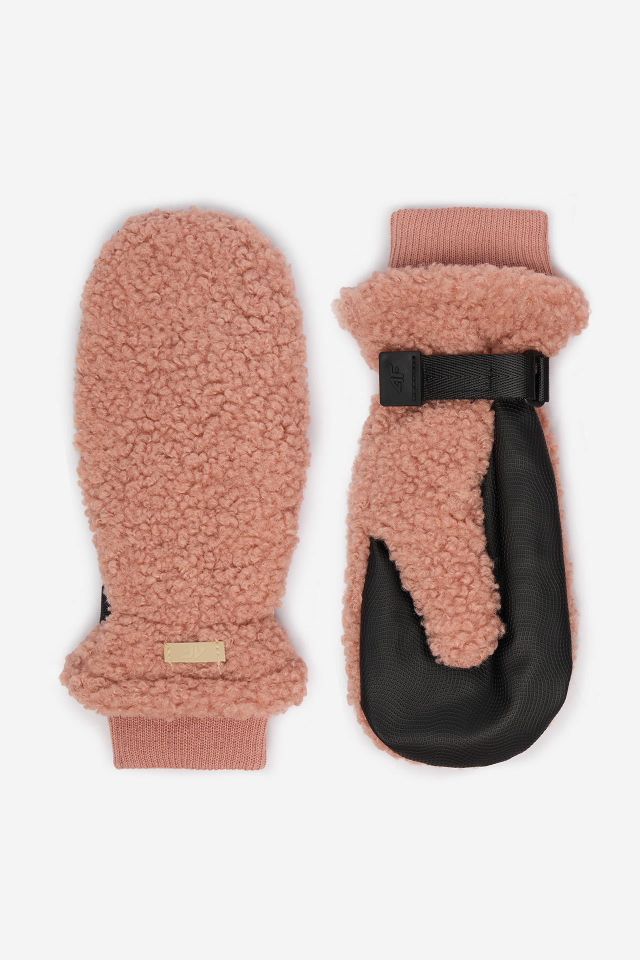 Rękawiczki unisex 4F 4FWAW26AGLOU194-65S Różowy