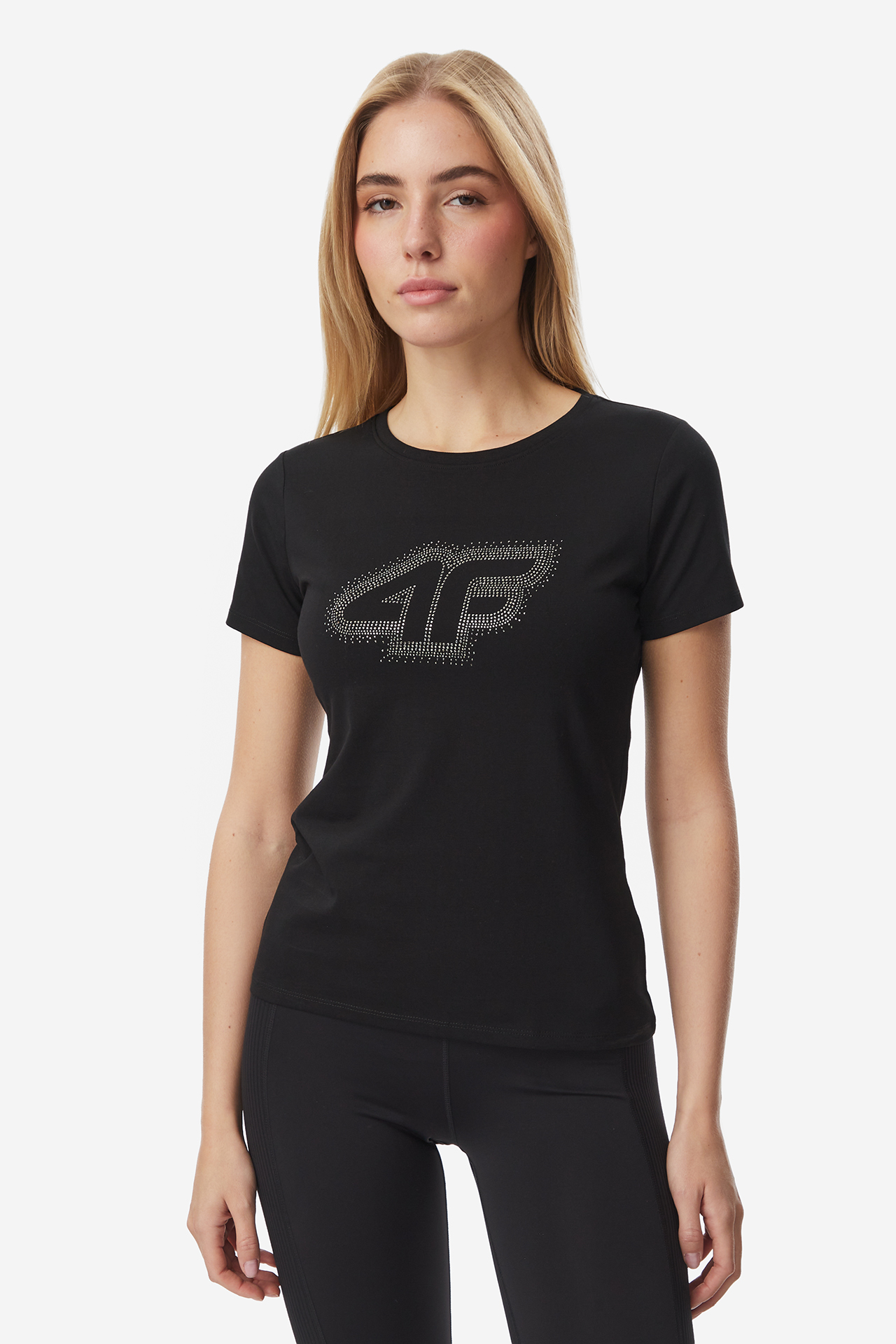 T-shirt 4F 4FWAW26TTSHF4589-20S Czarny