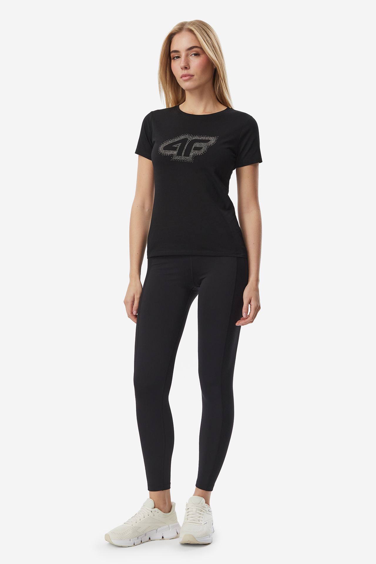 T-shirt 4F 4FWAW26TTSHF4589-20S Czarny
