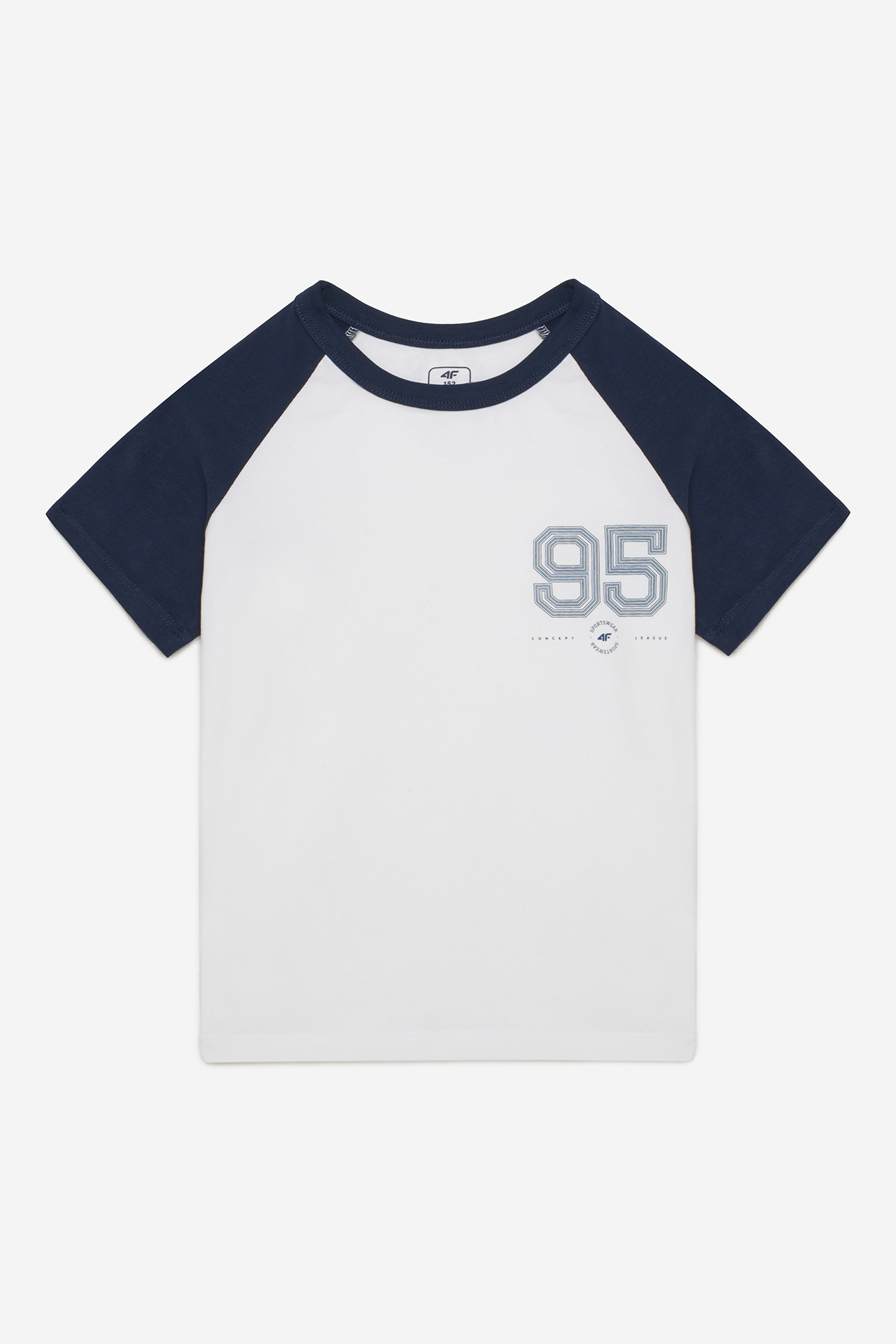 T-shirt 4F 4FJWAW26TTSHF4584-30S Granatowy