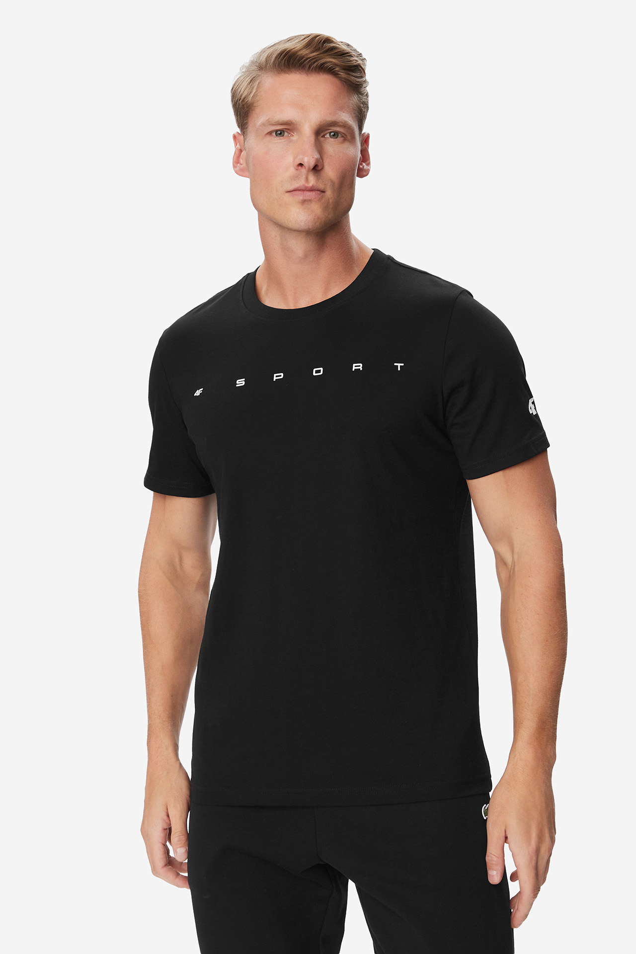 T-shirt 4F 4FWAW26TTSHM4596-20S Czarny