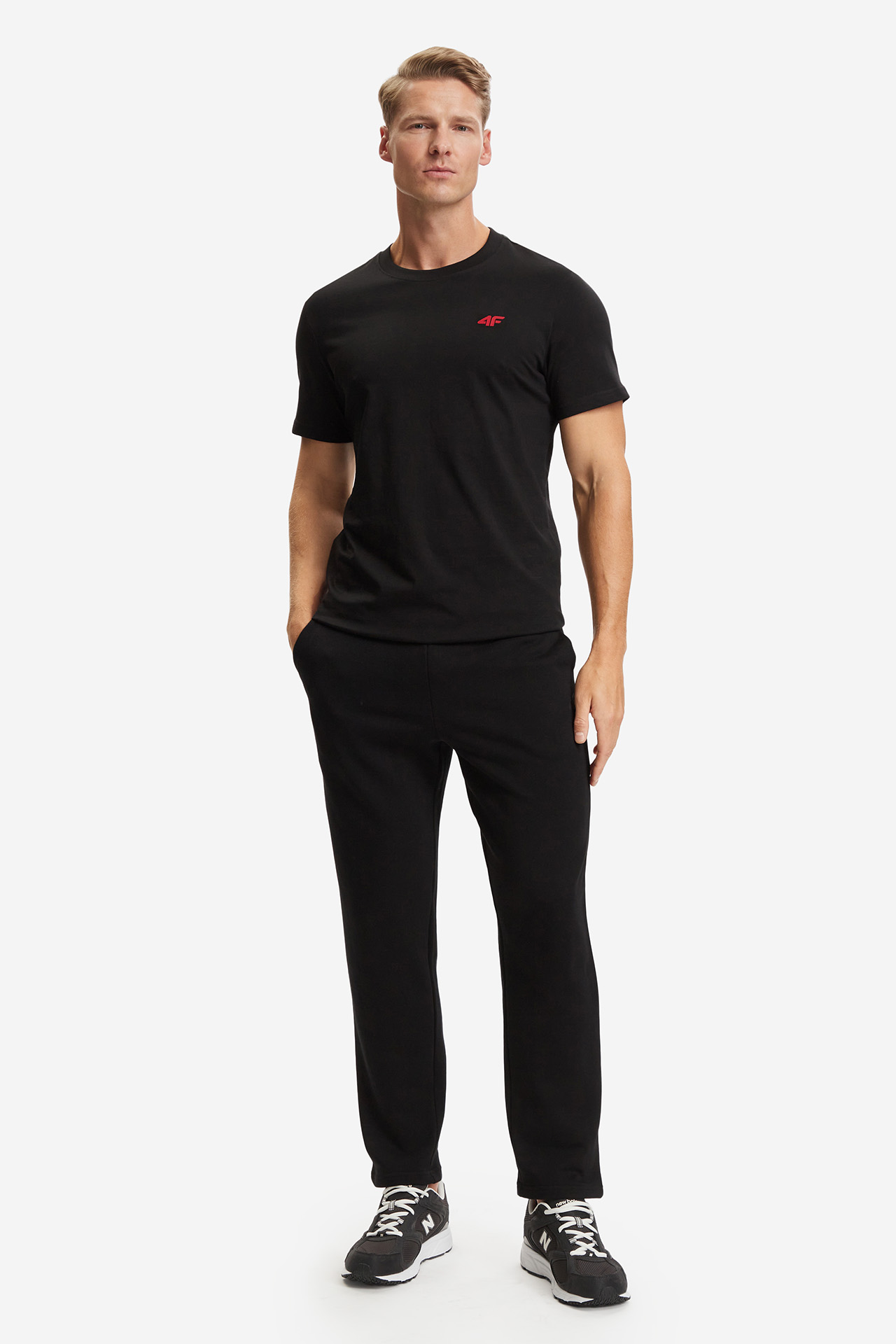 T-shirt 4F 4FWAW26TTSHM4598-020S Czarny