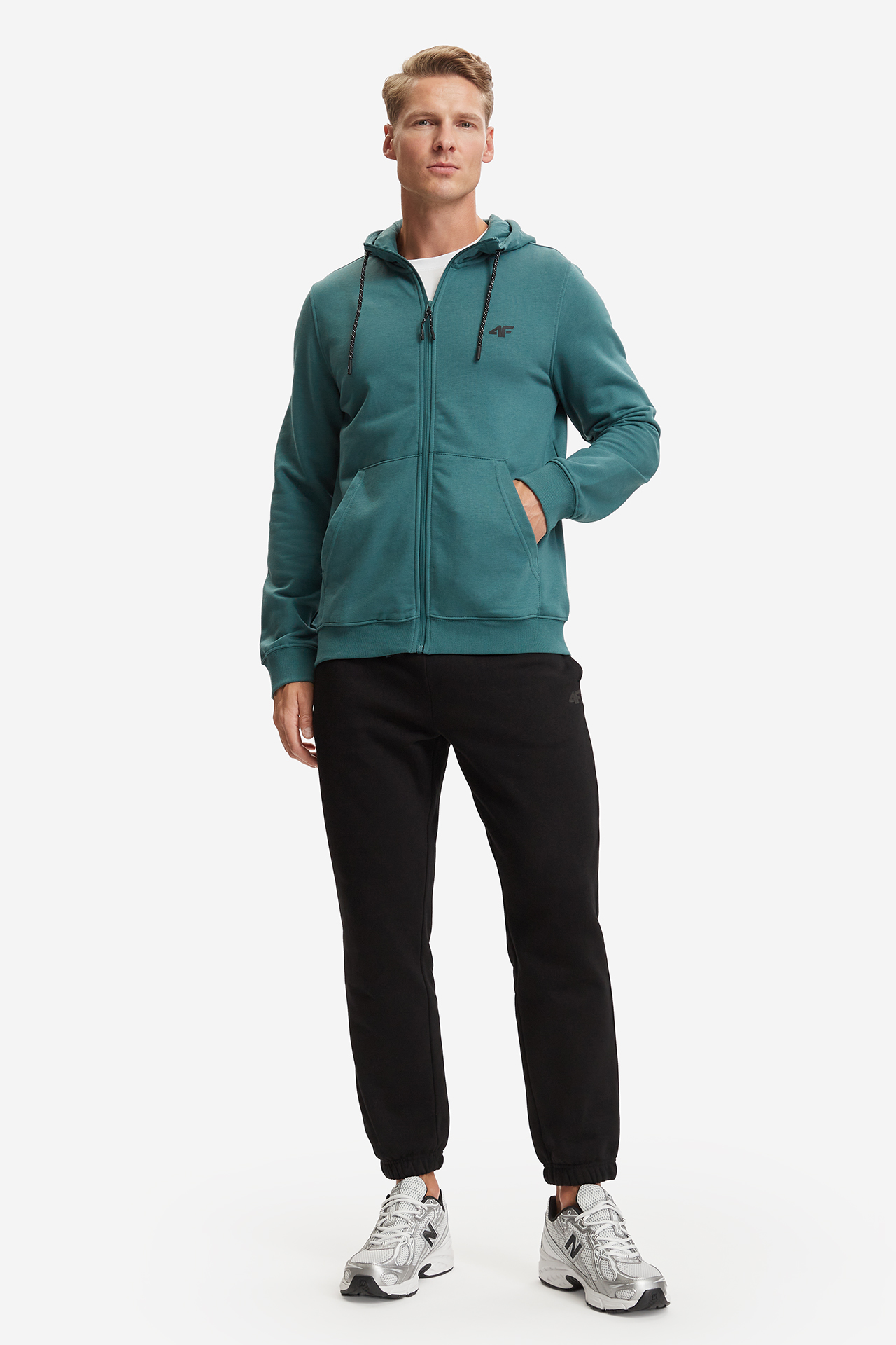 Bluza 4F 4FWAW26TSWSM3247-46S Turkusowy