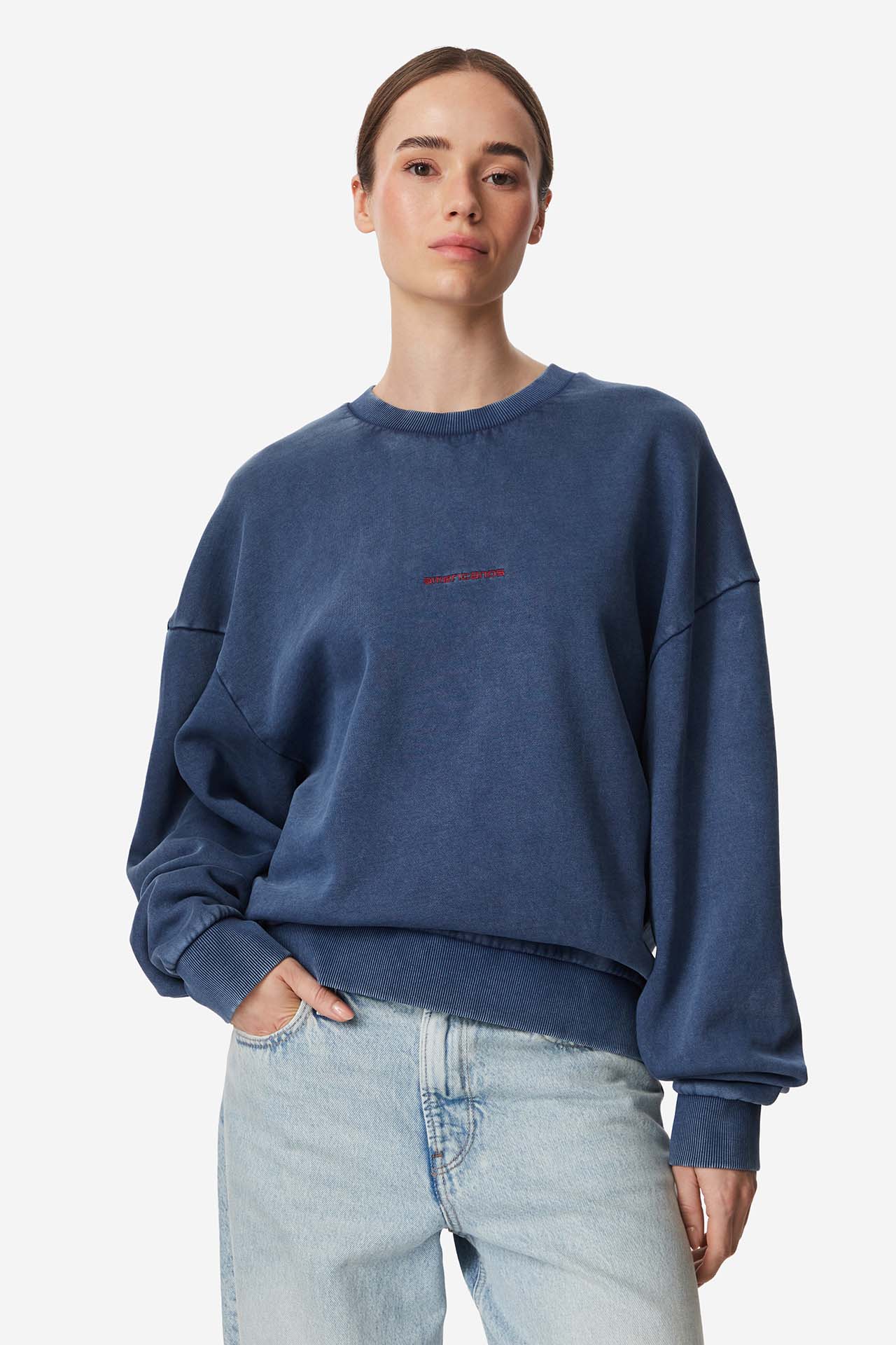 Bluza AMERICANOS W226-AMLSS-1059-19X Niebieski