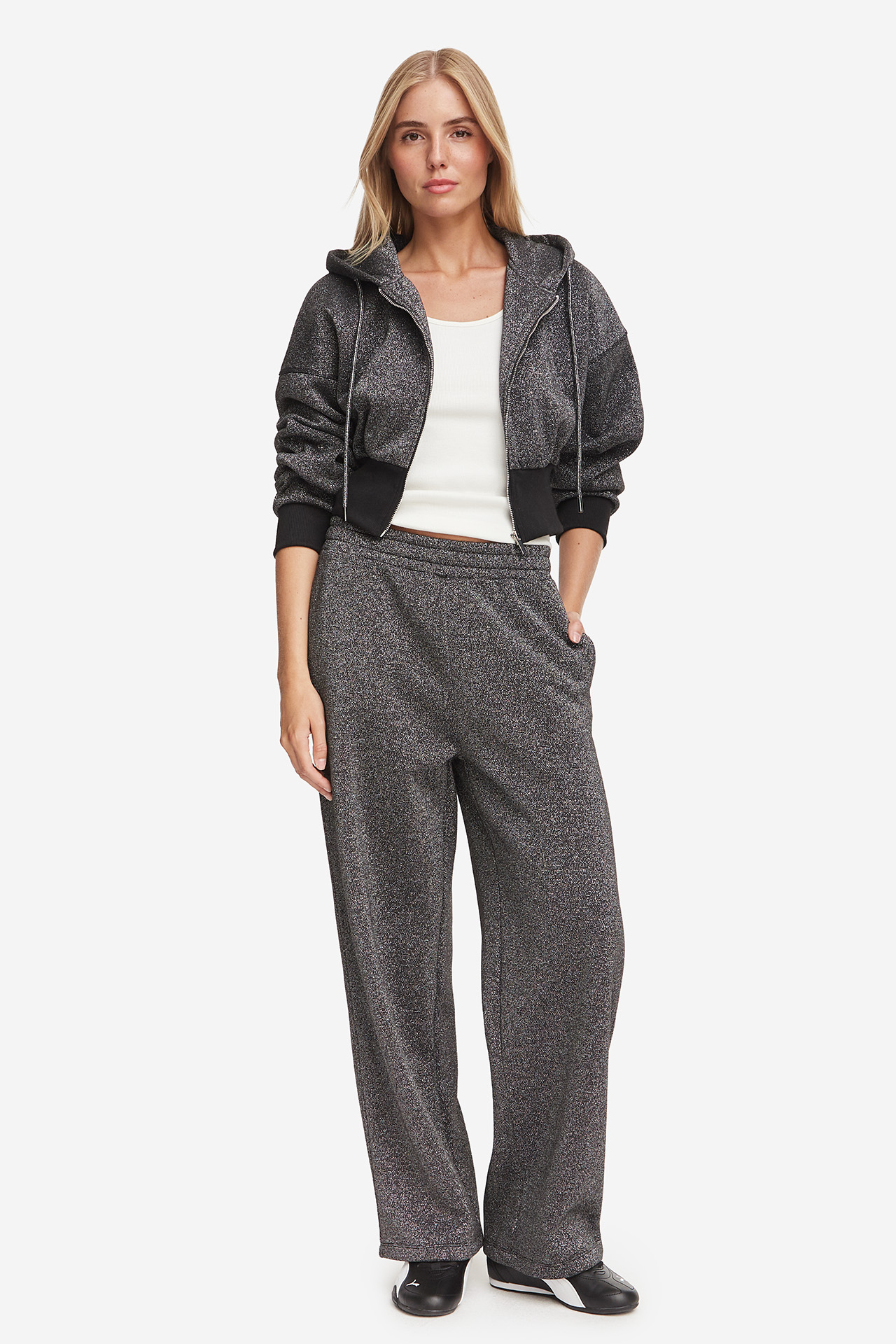 Bluza JENNY W226-JNLSS-1063-48X Czarny